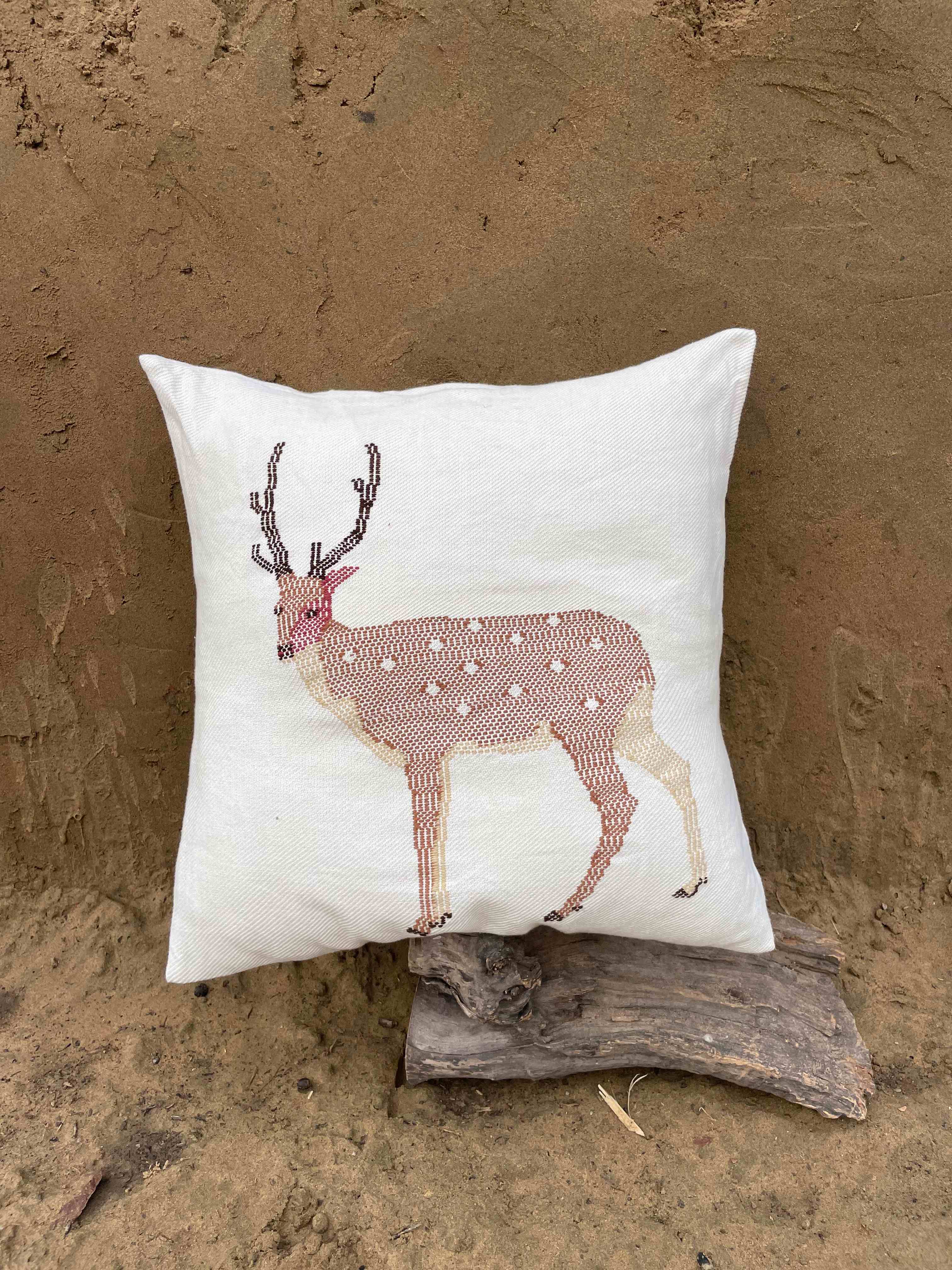 Chital Deer Cushion Cover