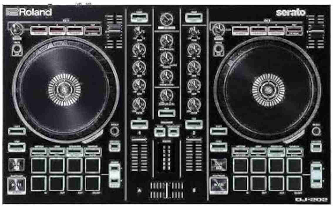 Roland DJ-202 Two-Channel Four-Deck Serato DJ Controller with TR