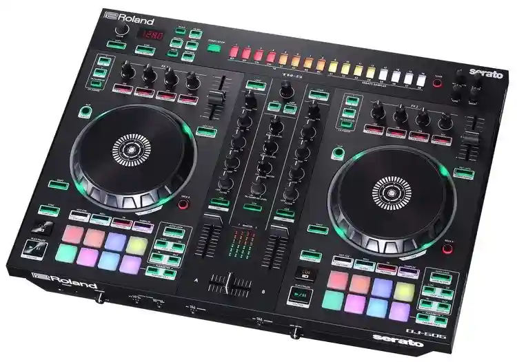 Roland DJ-505 2-Channel 4-Deck Serato DJ Controller with TR Drum Machine 7