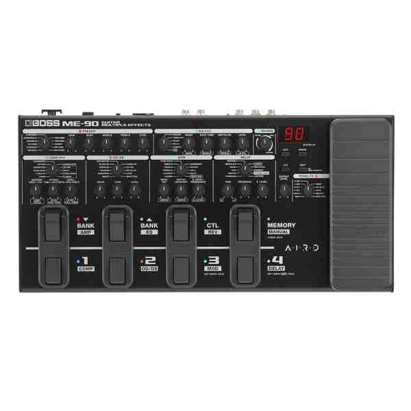 BOSS ME-90 Guitar Multi-Effects Processor Pedal with AIRD Amp