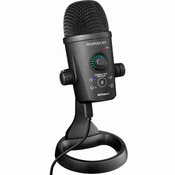 Roland GO:PODCAST USB Microphone for Streaming and Podcasting