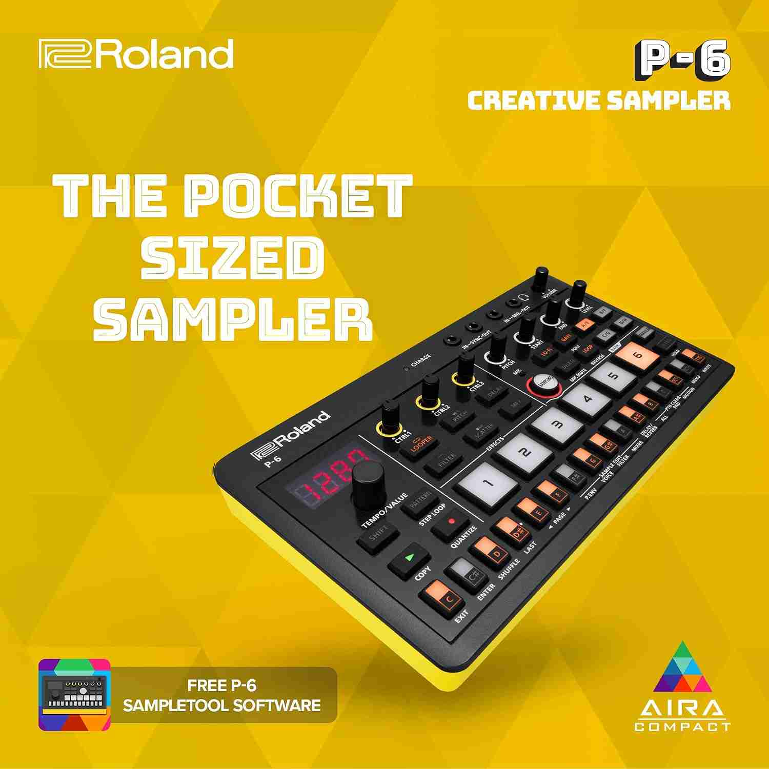 Roland P-6 AIRA Compact Creative Sampler and Sound Module