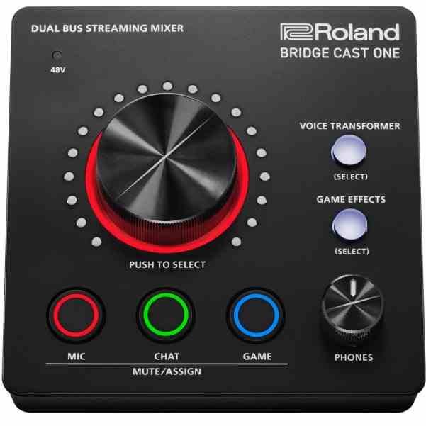 Roland Bridge Cast One Dual Bus Gaming Audio Mixer for Streaming