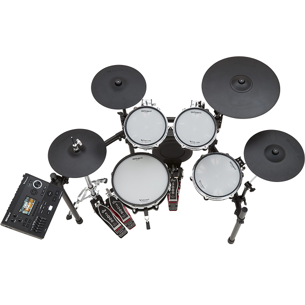 Roland TD-516 V-Drums Electronic Drum Set with MDS-STD3 Stand and KD-12 Kick 3