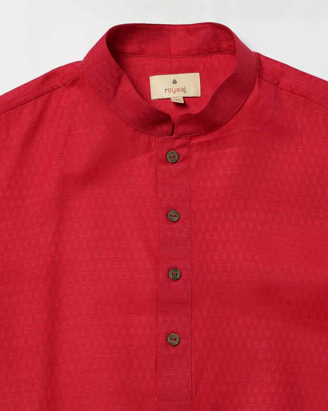 ROYAAJ | Men Slim Fit Cotton Kurta|5