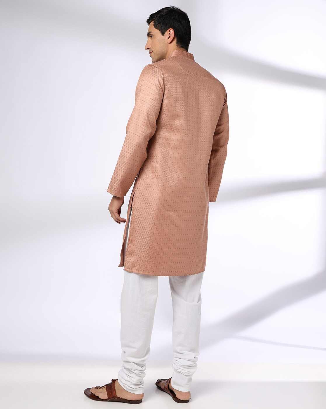 ROYAAJ | Men Self-Design Straight Kurta|2
