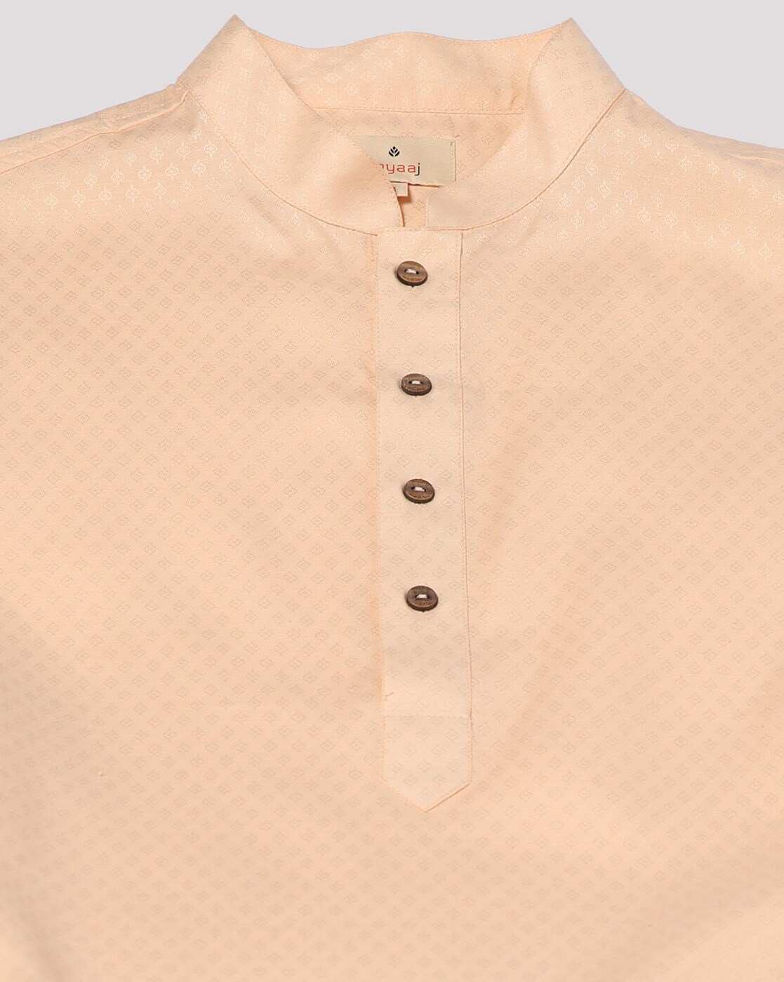 ROYAAJ | Men Geometric Print Slim Fit Kurta|4