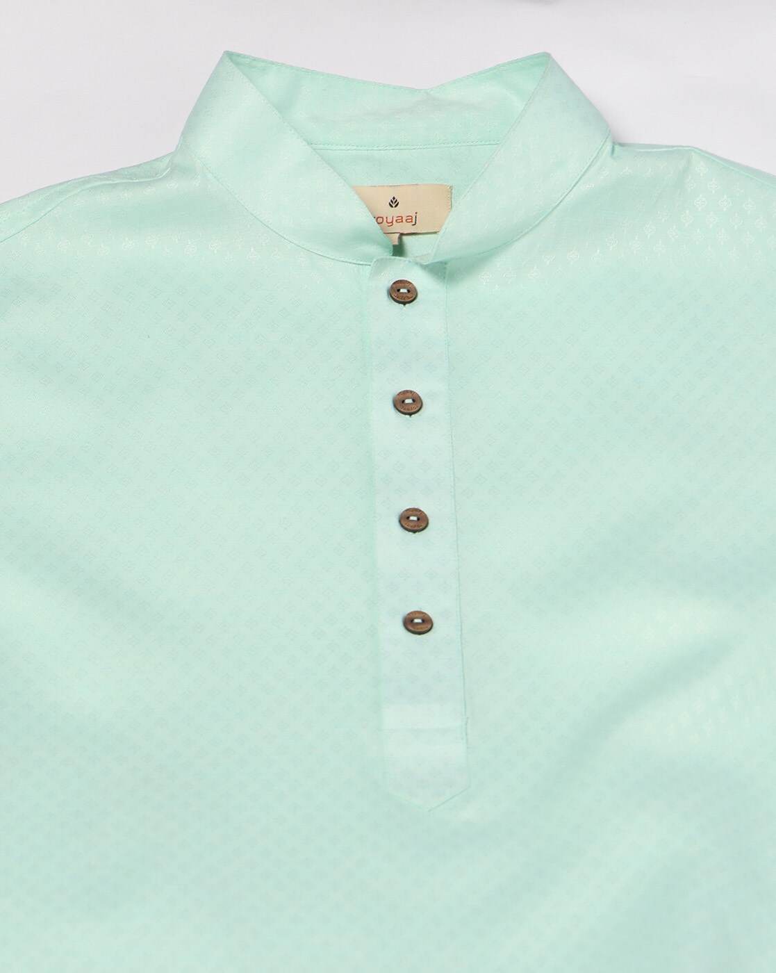 ROYAAJ | Men Geometric Print Slim Fit Kurta|5