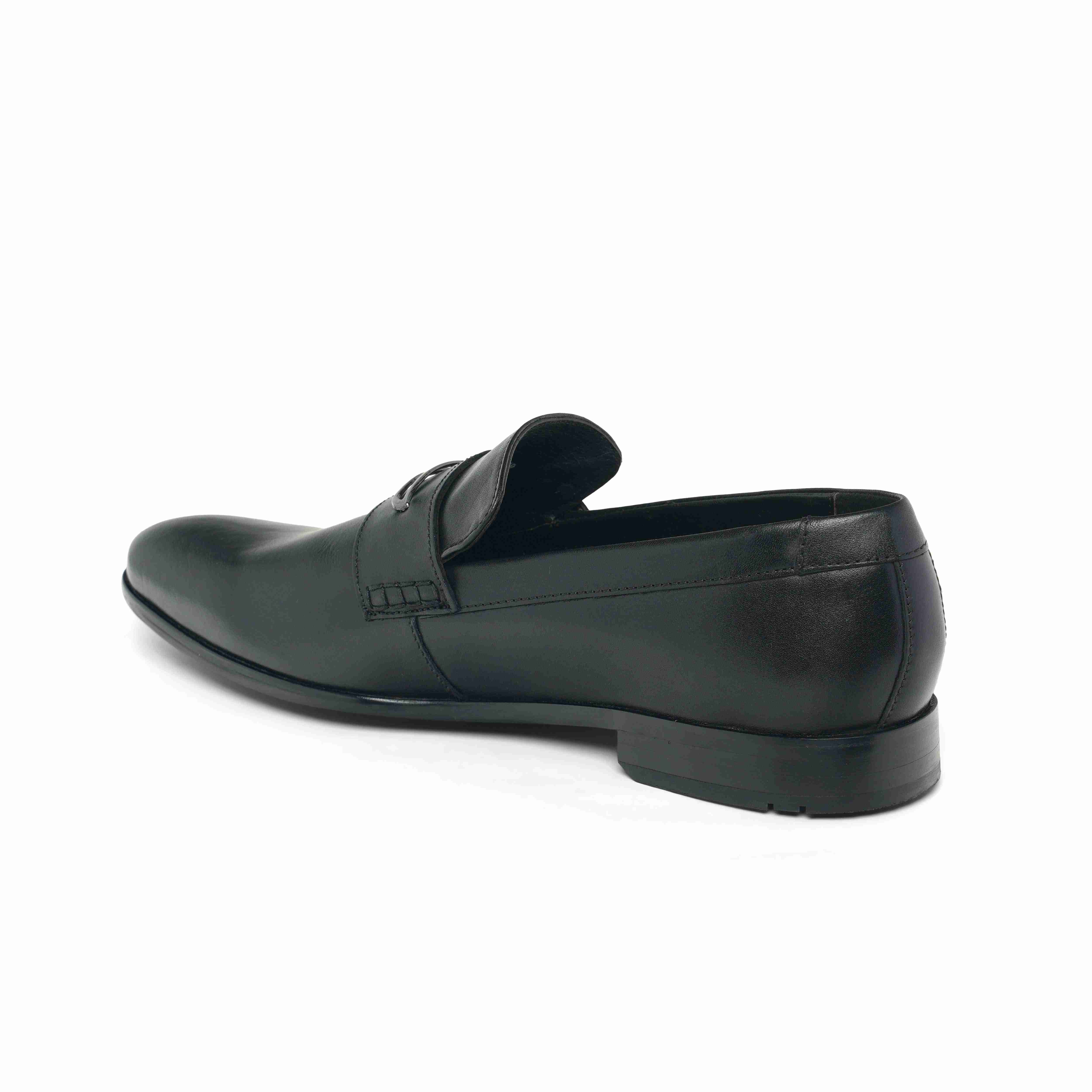 The Presto Ruosh Men Black Formal Slip-On