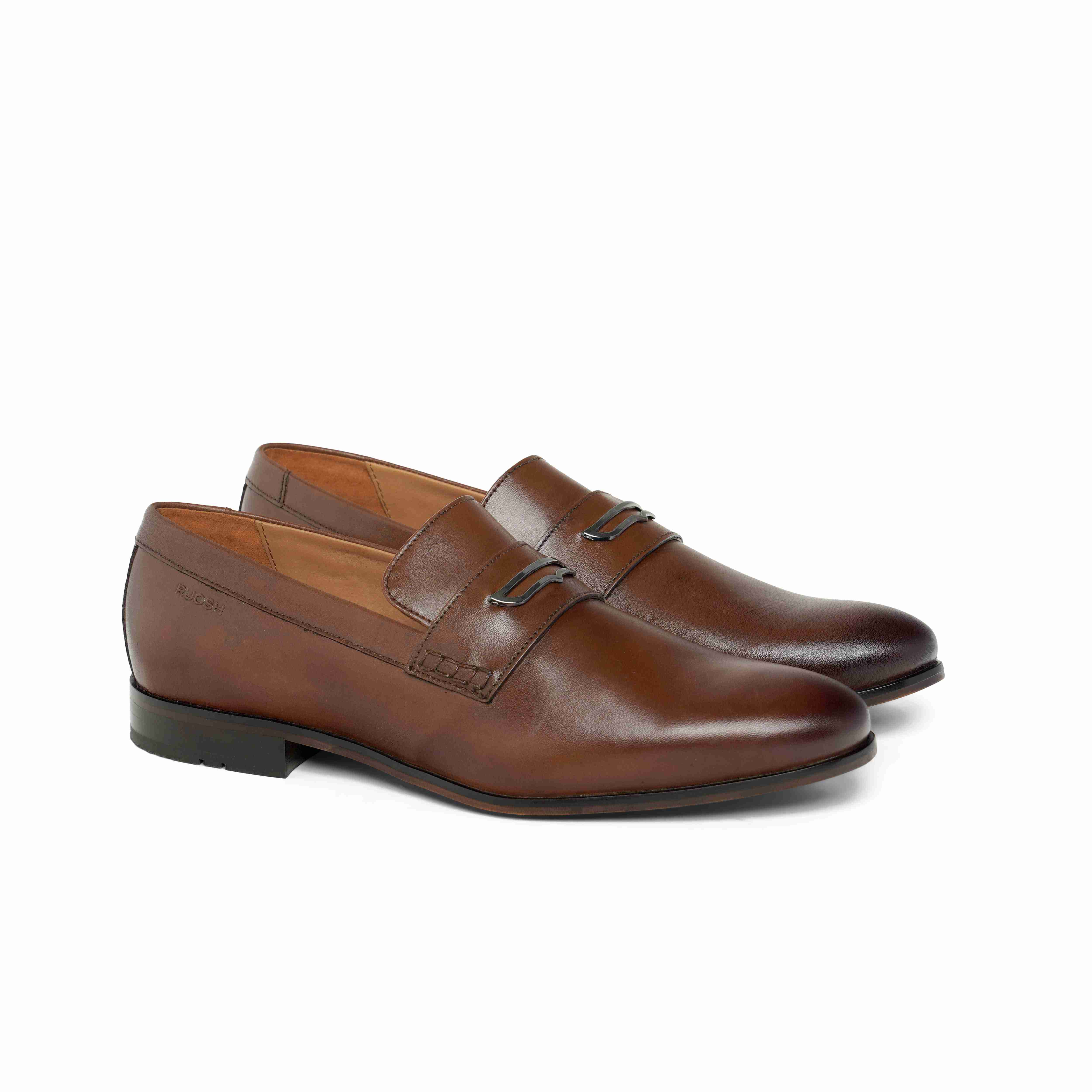 The Presto Ruosh Men Tan Formal Slip-On