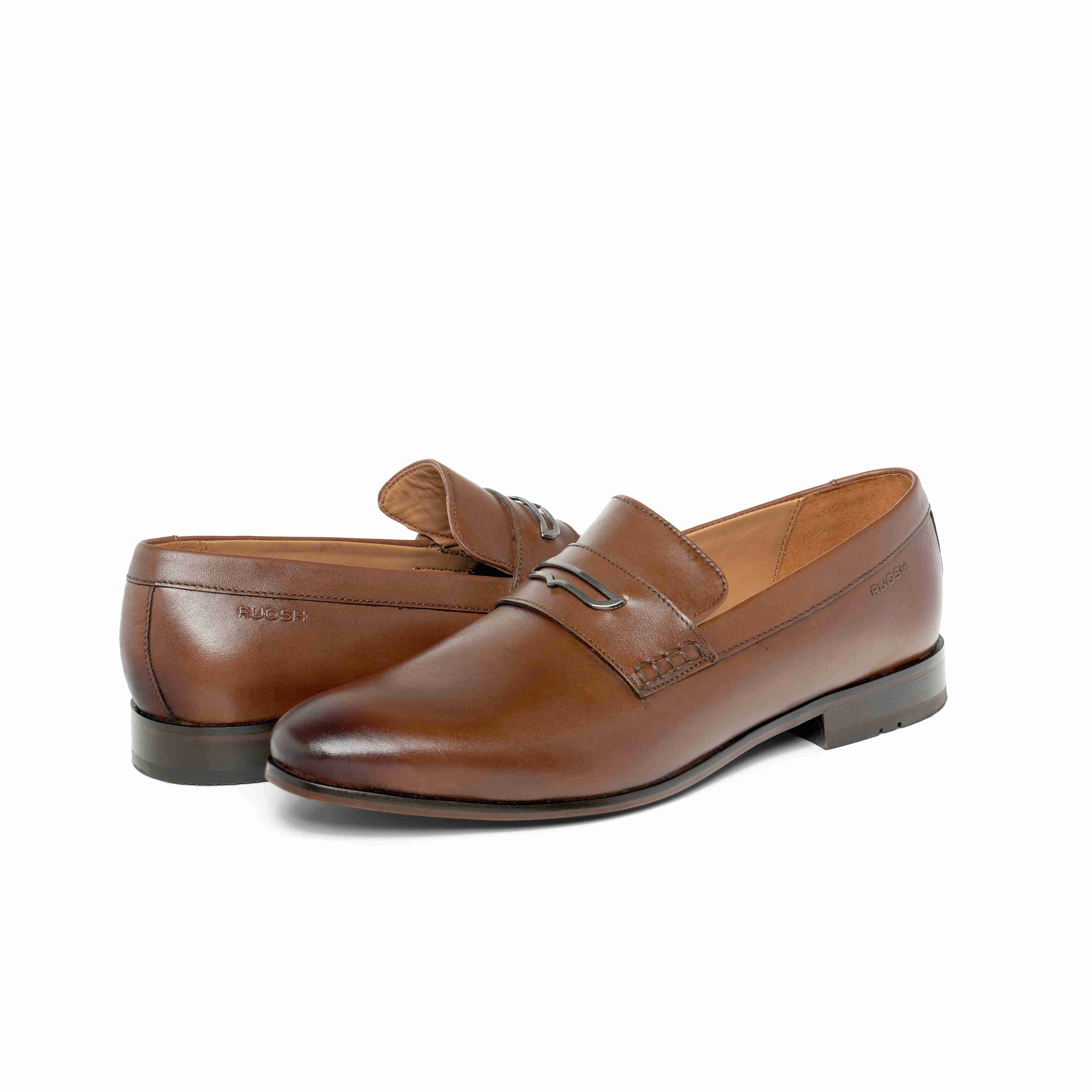 The Presto Ruosh Men Tan Formal Slip-On