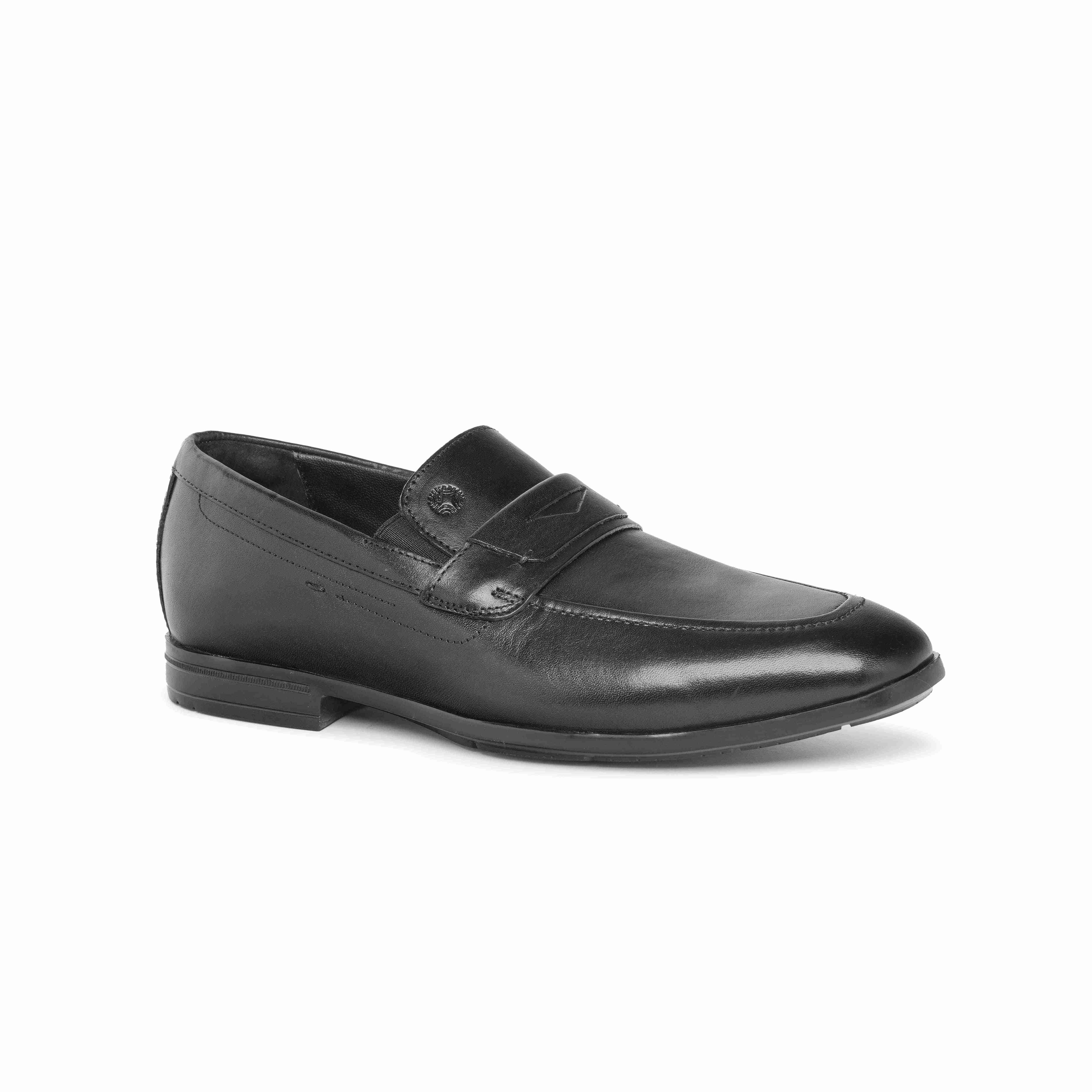 The Manchester Ruosh Men Black Penny Loafer