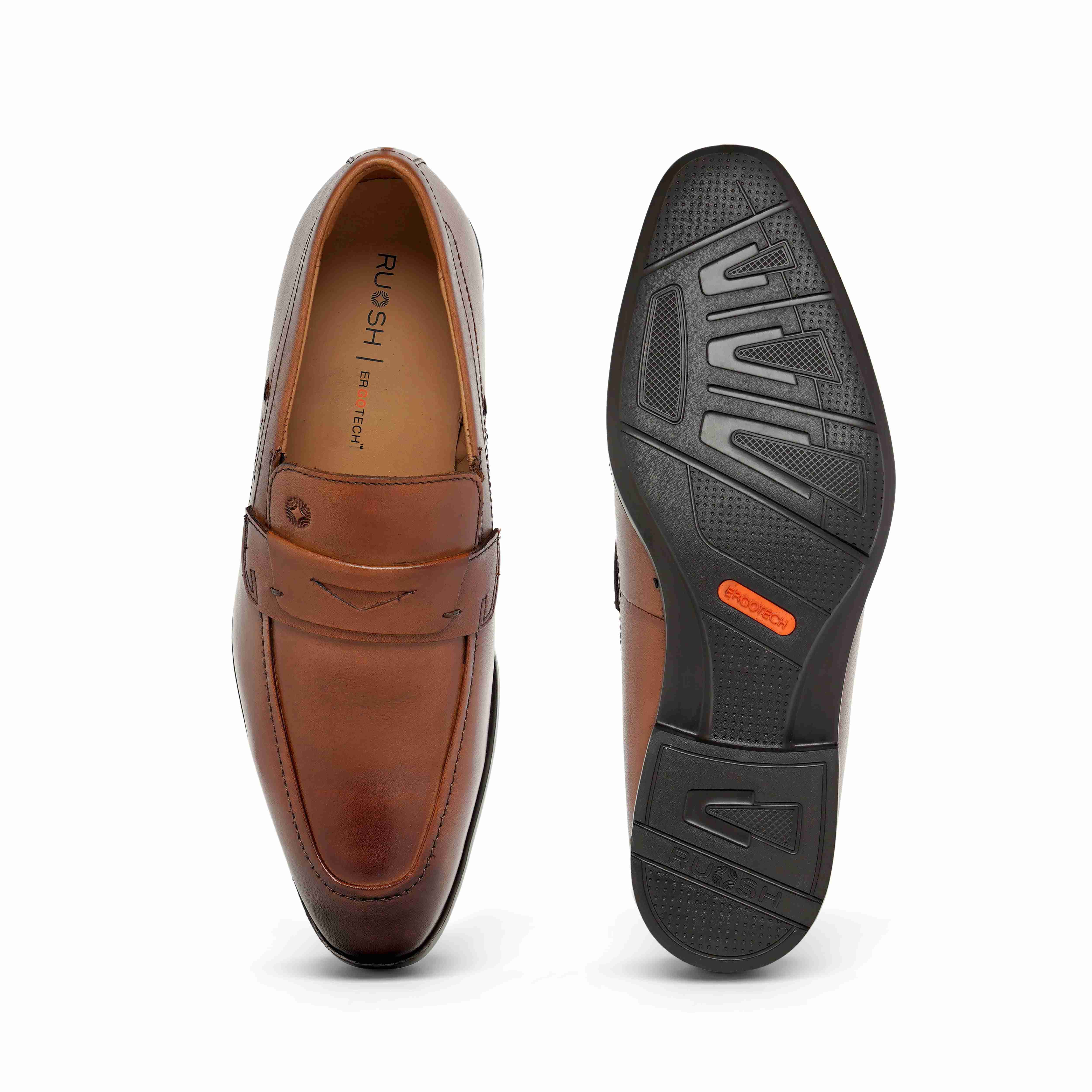 The Manchester Ruosh Men Tan Formal Lace-Up