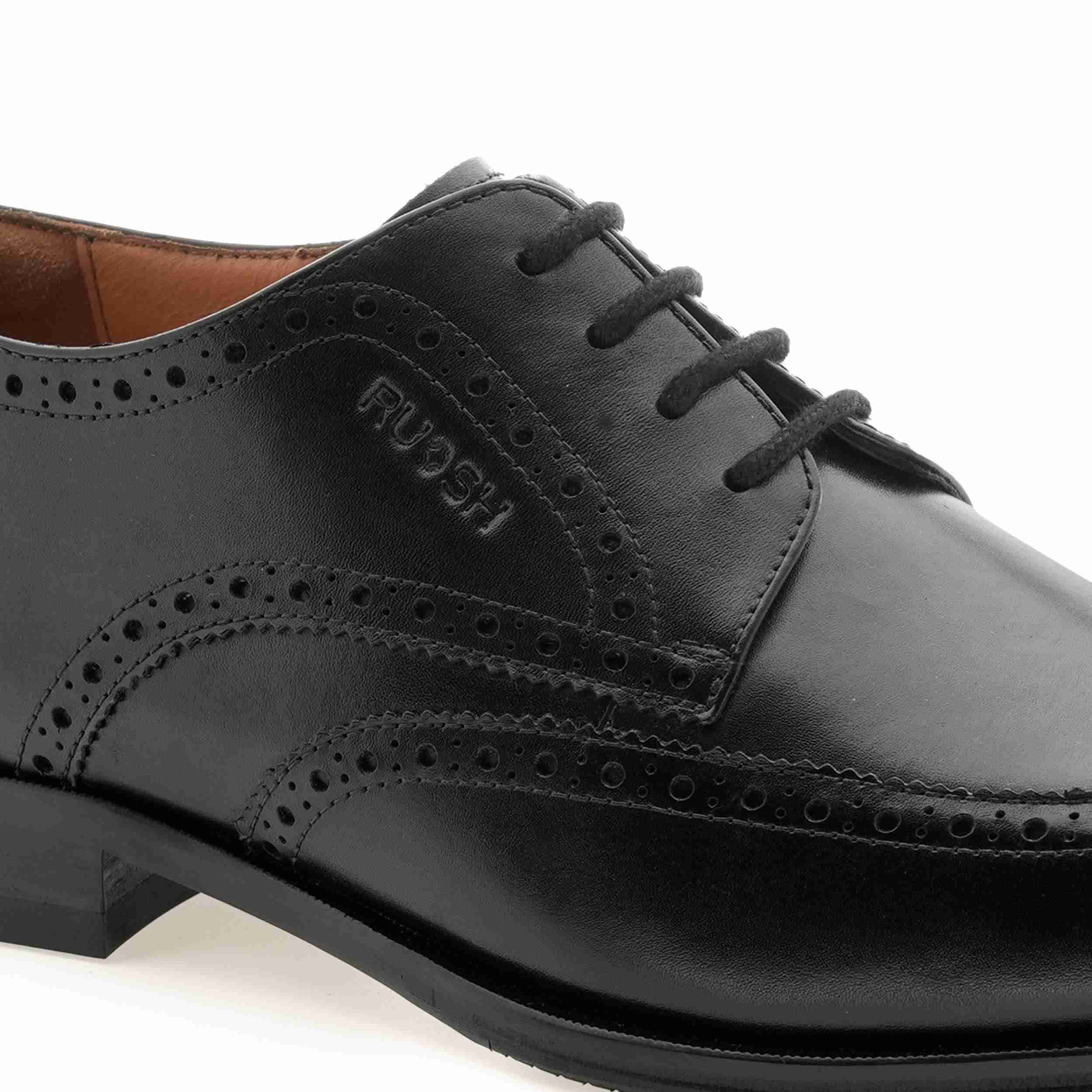 The Willy Black Men Formal Brogue Ruosh