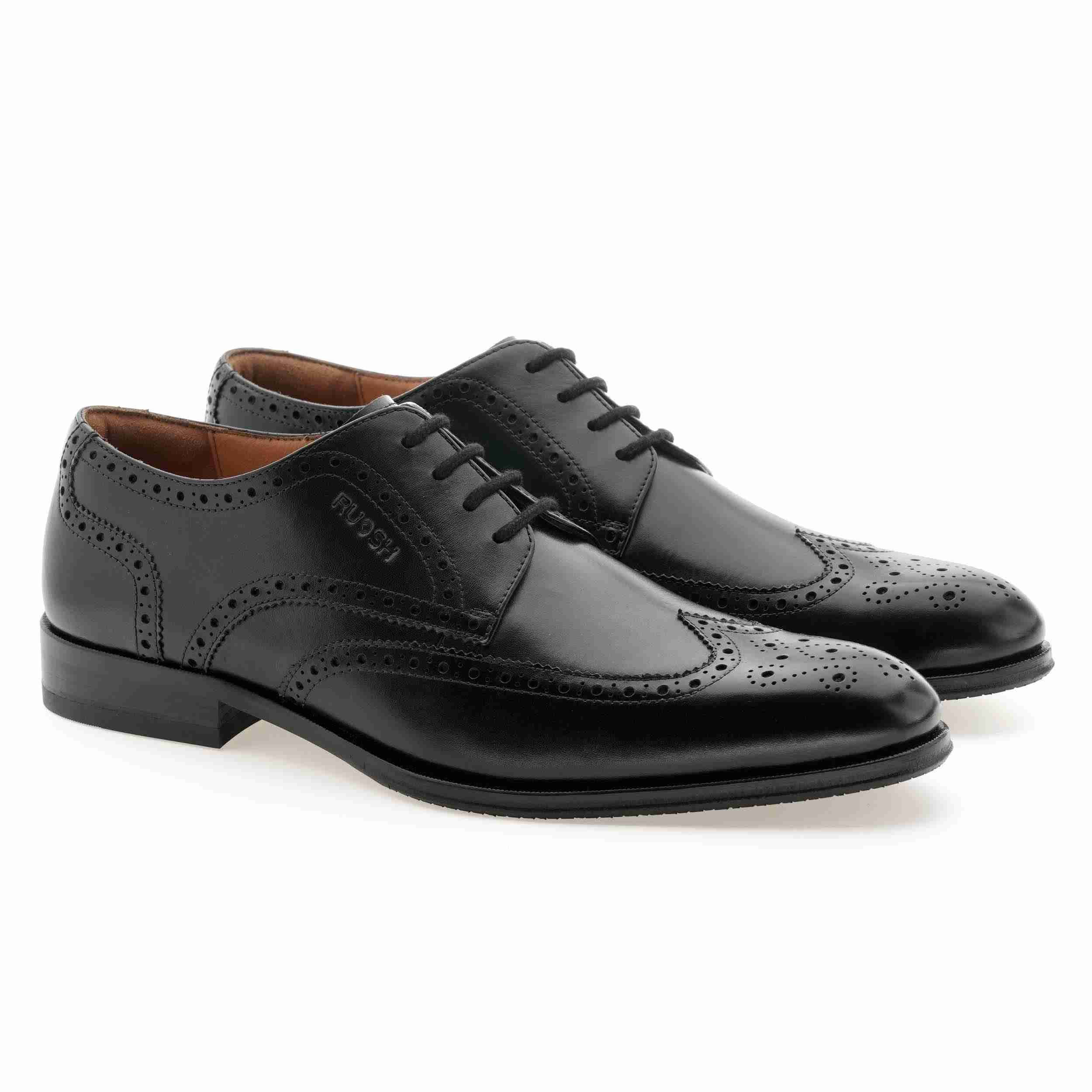 The Willy Black Men Formal Brogue Ruosh