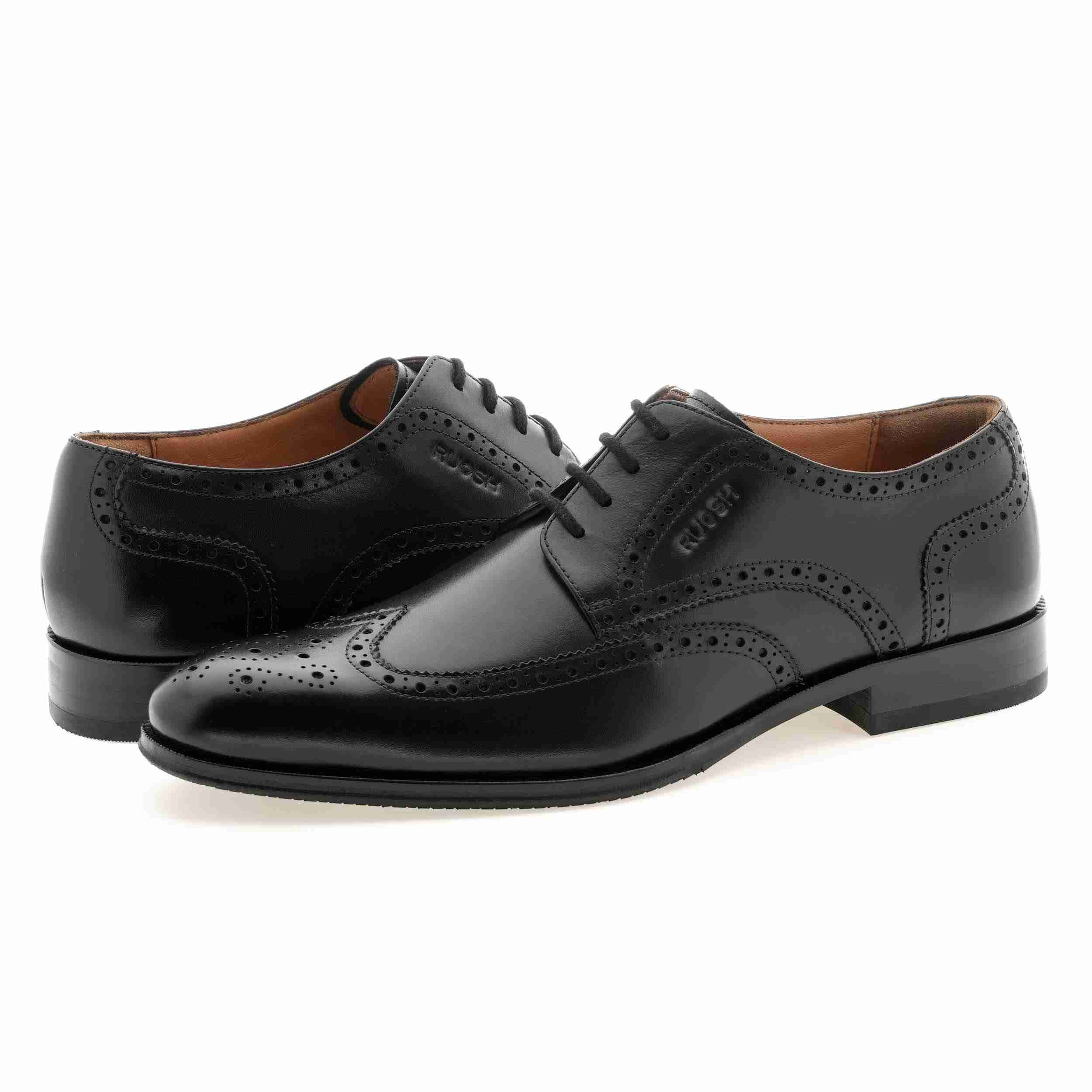 The Willy Black Men Formal Brogue Ruosh