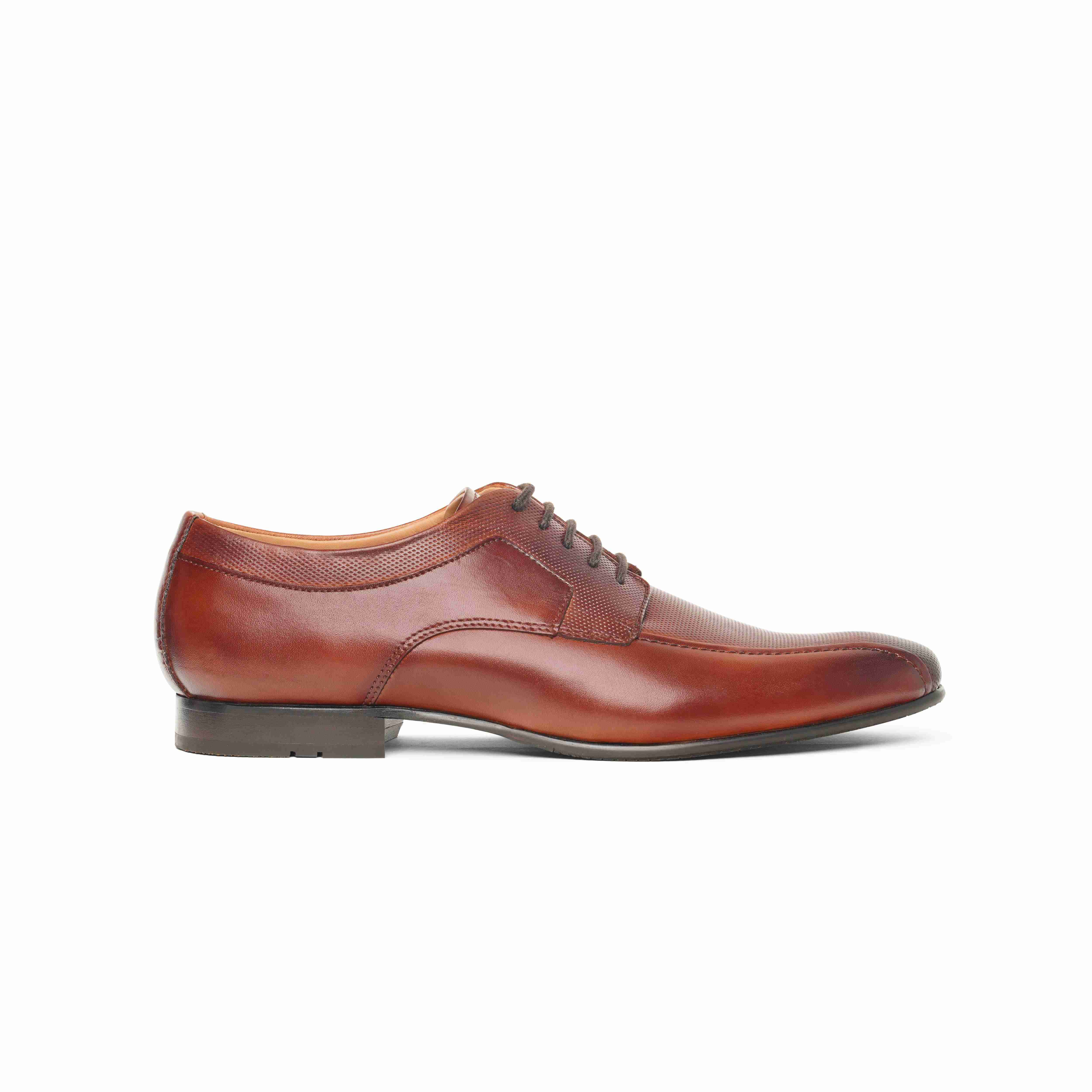 The Lando Ruosh Men Tan Bicycle-Cut Lace-Up