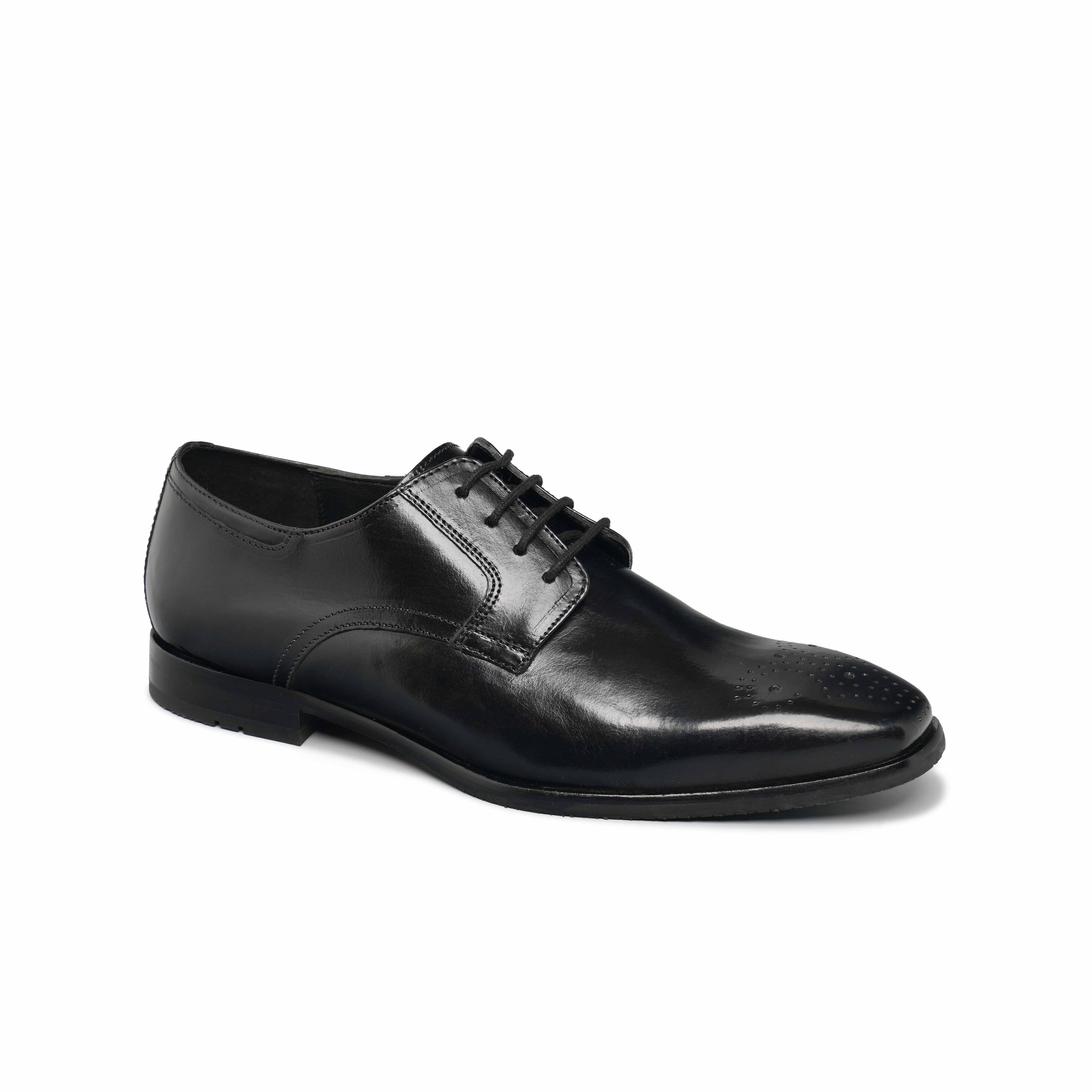 The Alba Ruosh Men Black Formal Lace-Up