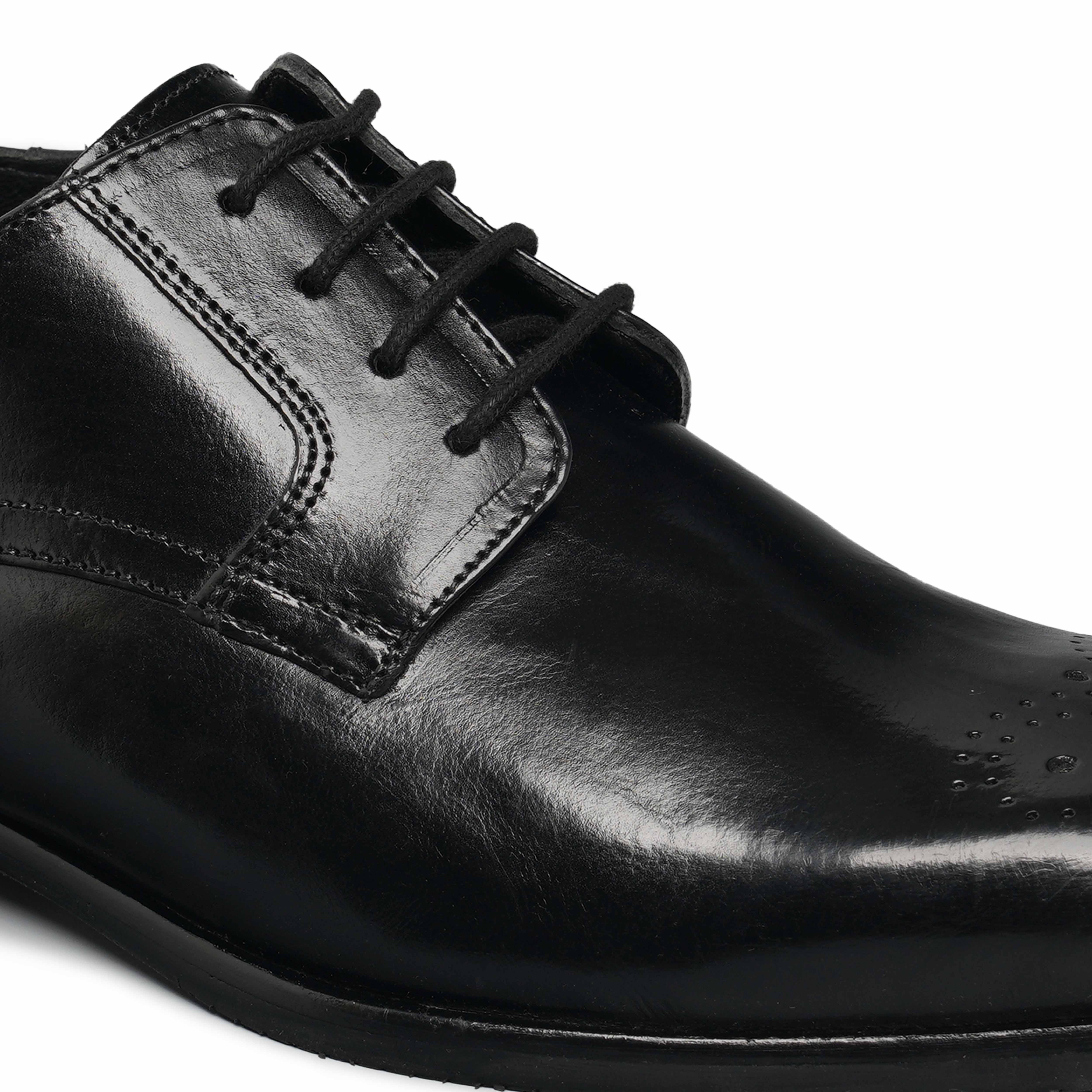 The Alba Ruosh Men Black Formal Lace-Up