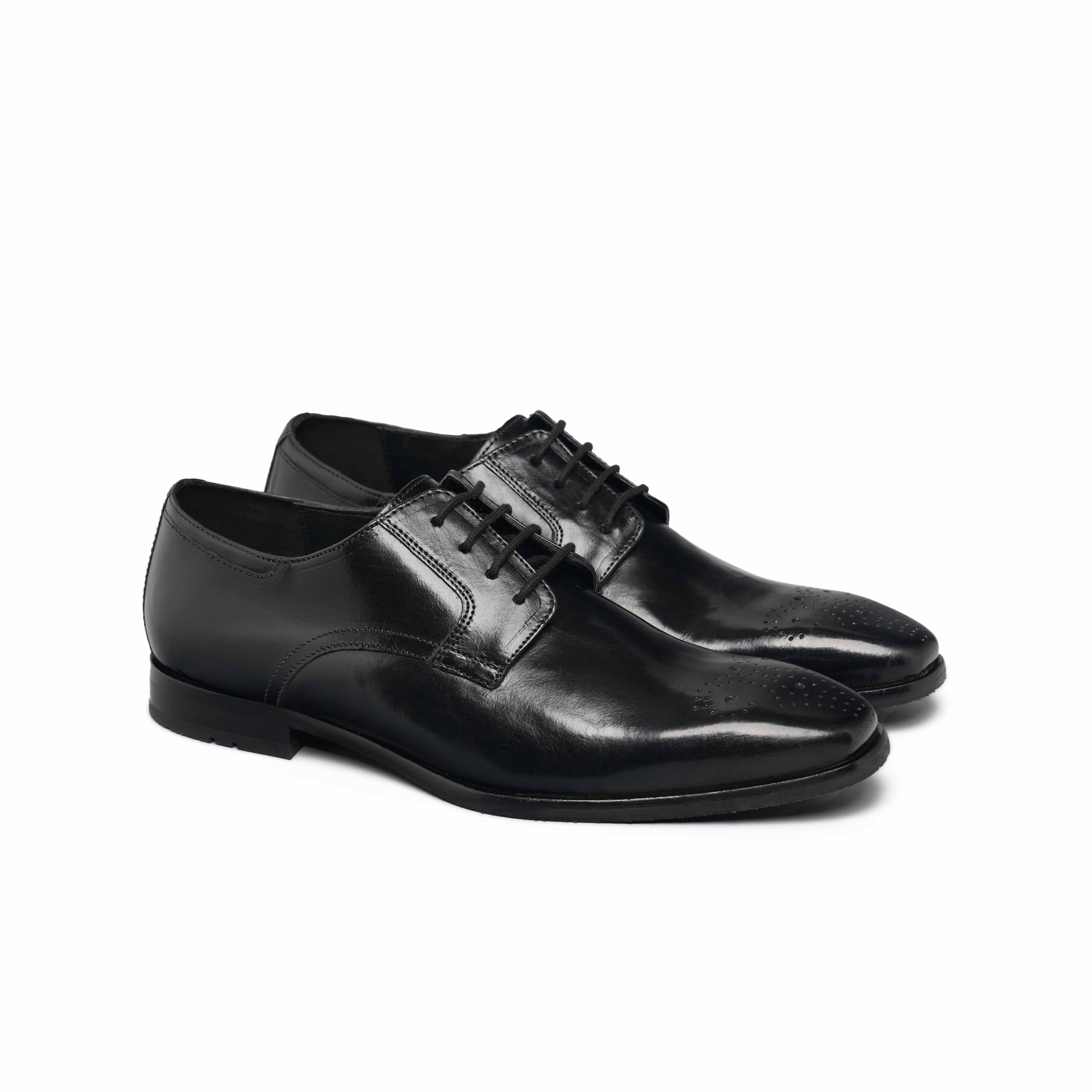 The Alba Ruosh Men Black Formal Lace-Up