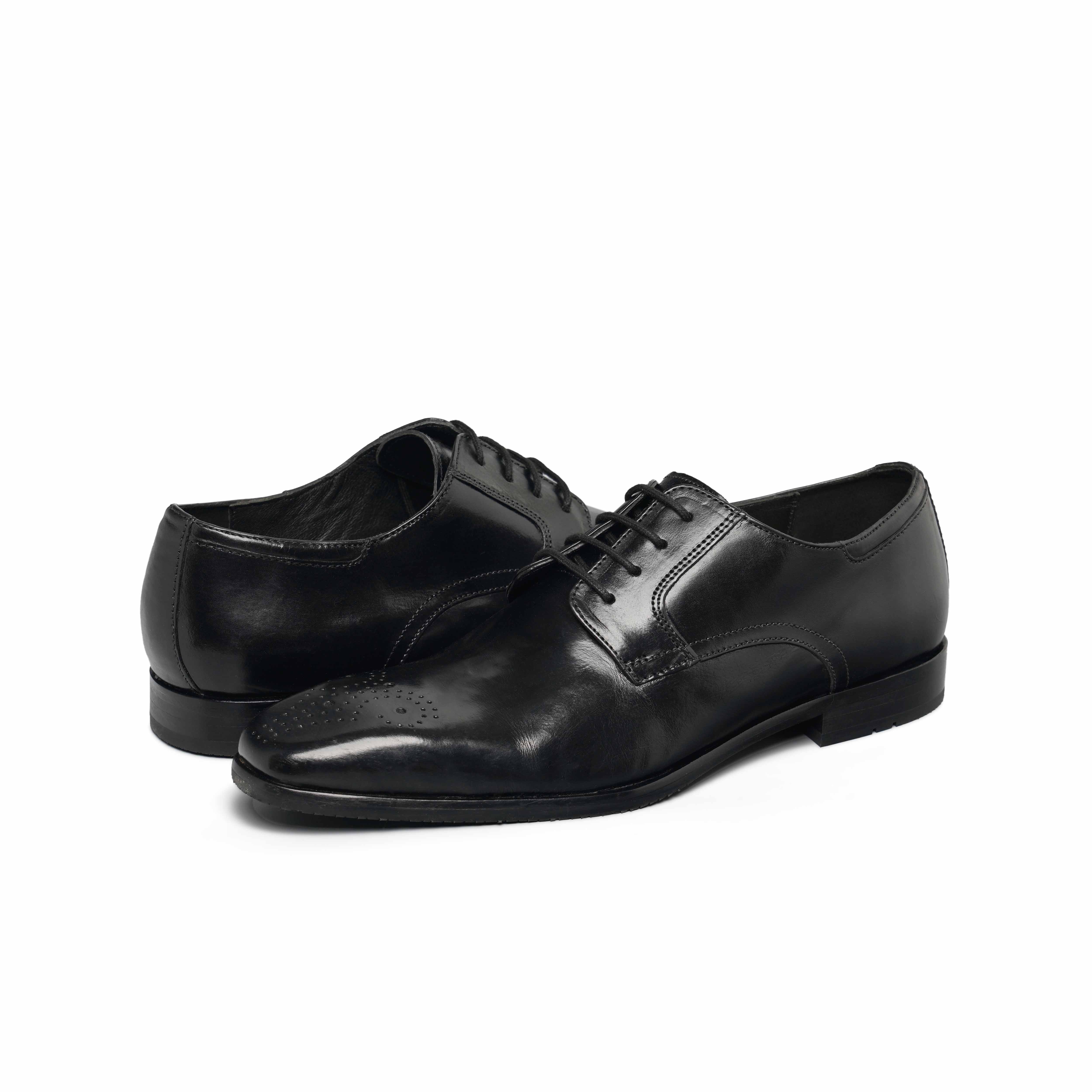 The Alba Ruosh Men Black Formal Lace-Up