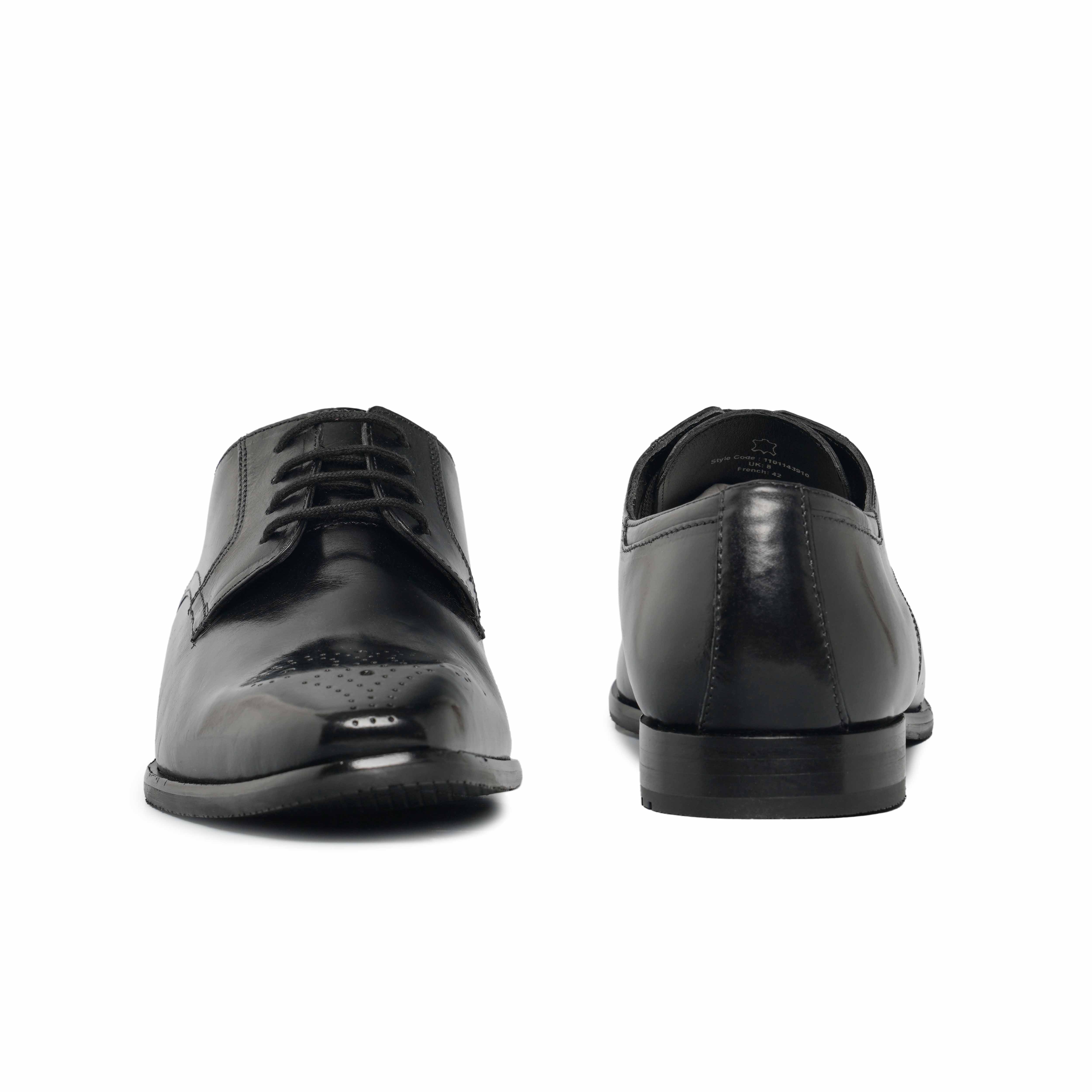 The Alba Ruosh Men Black Formal Lace-Up