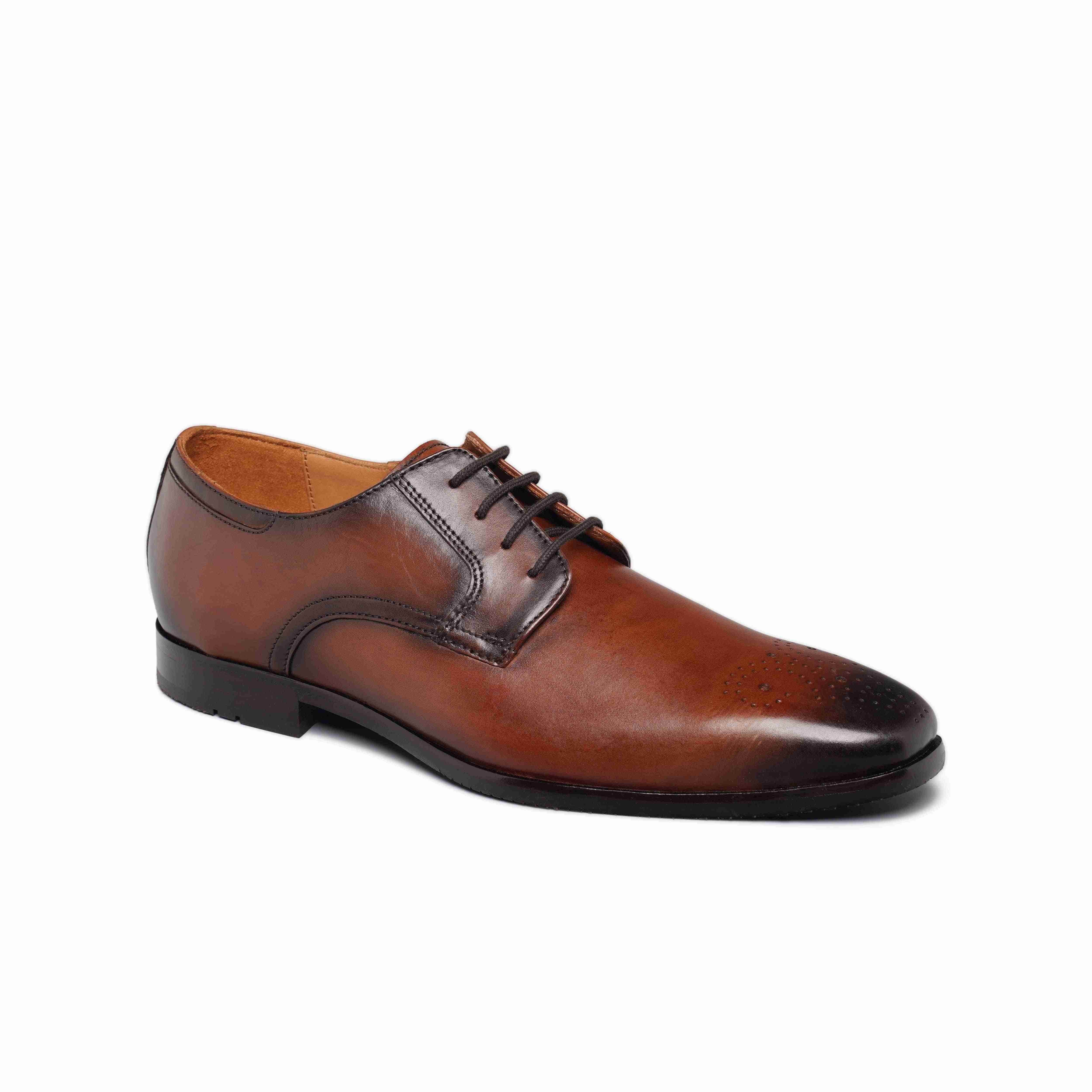 The Alba Ruosh Men Tan Formal Lace-Up