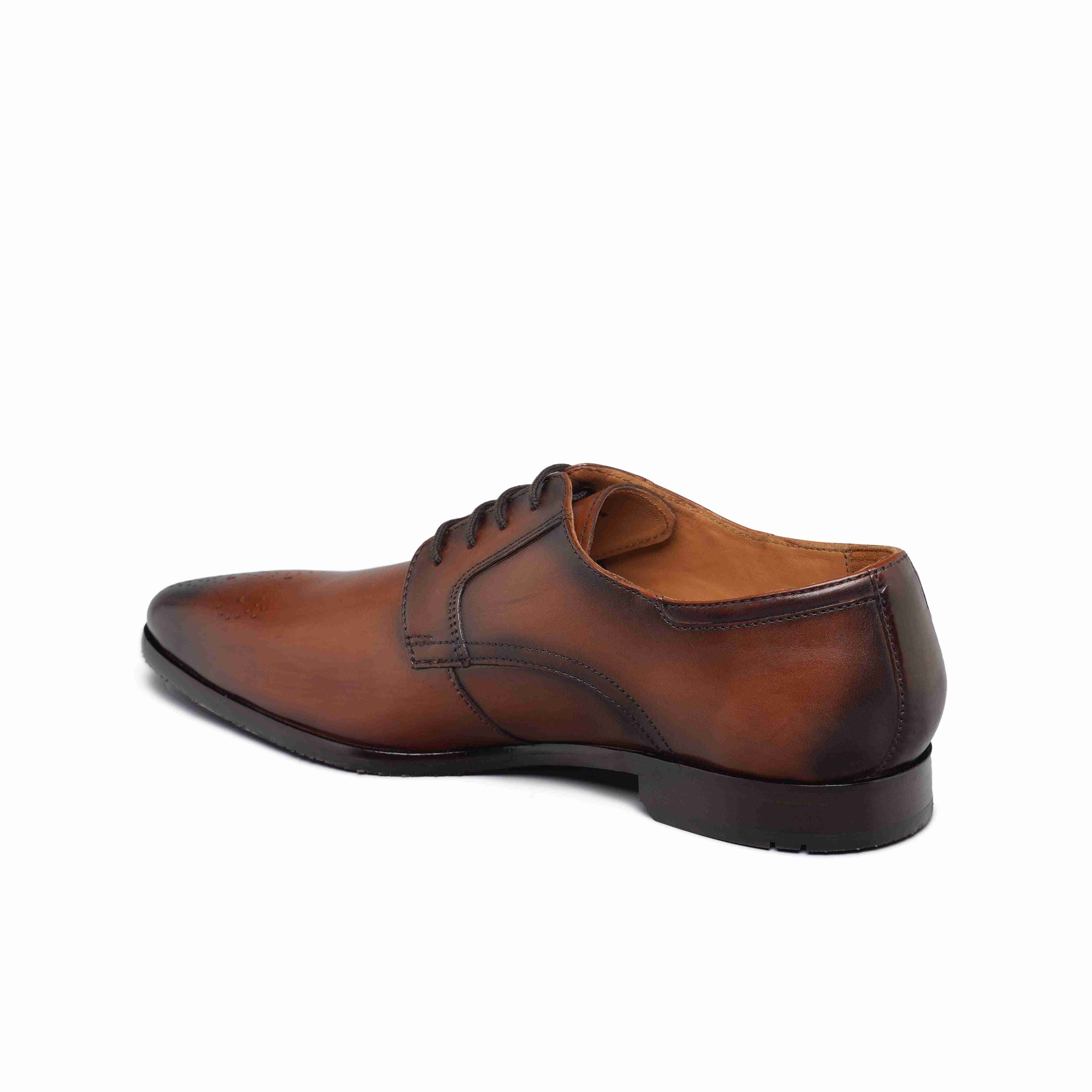 The Alba Ruosh Men Tan Formal Lace-Up