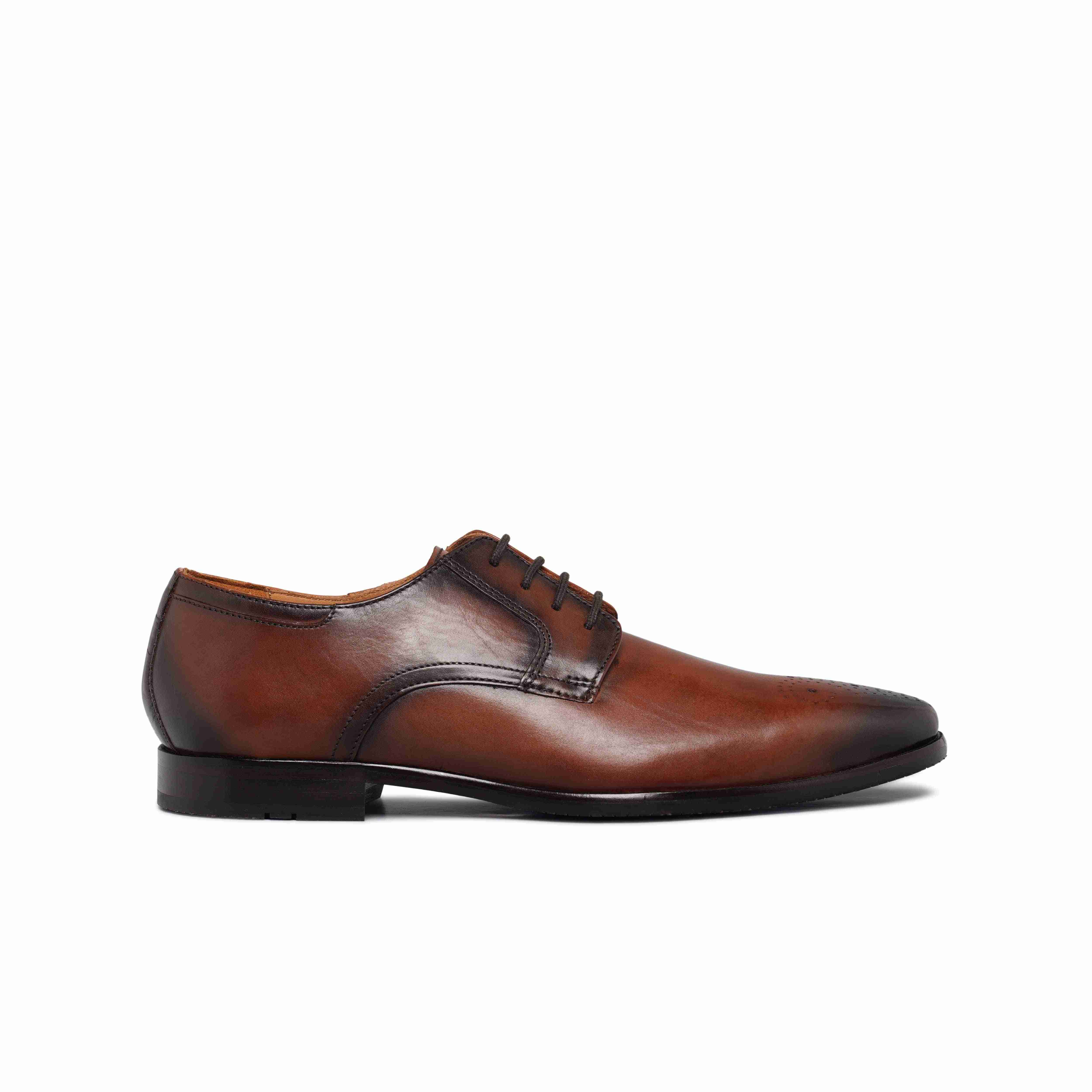 The Alba Ruosh Men Tan Formal Lace-Up
