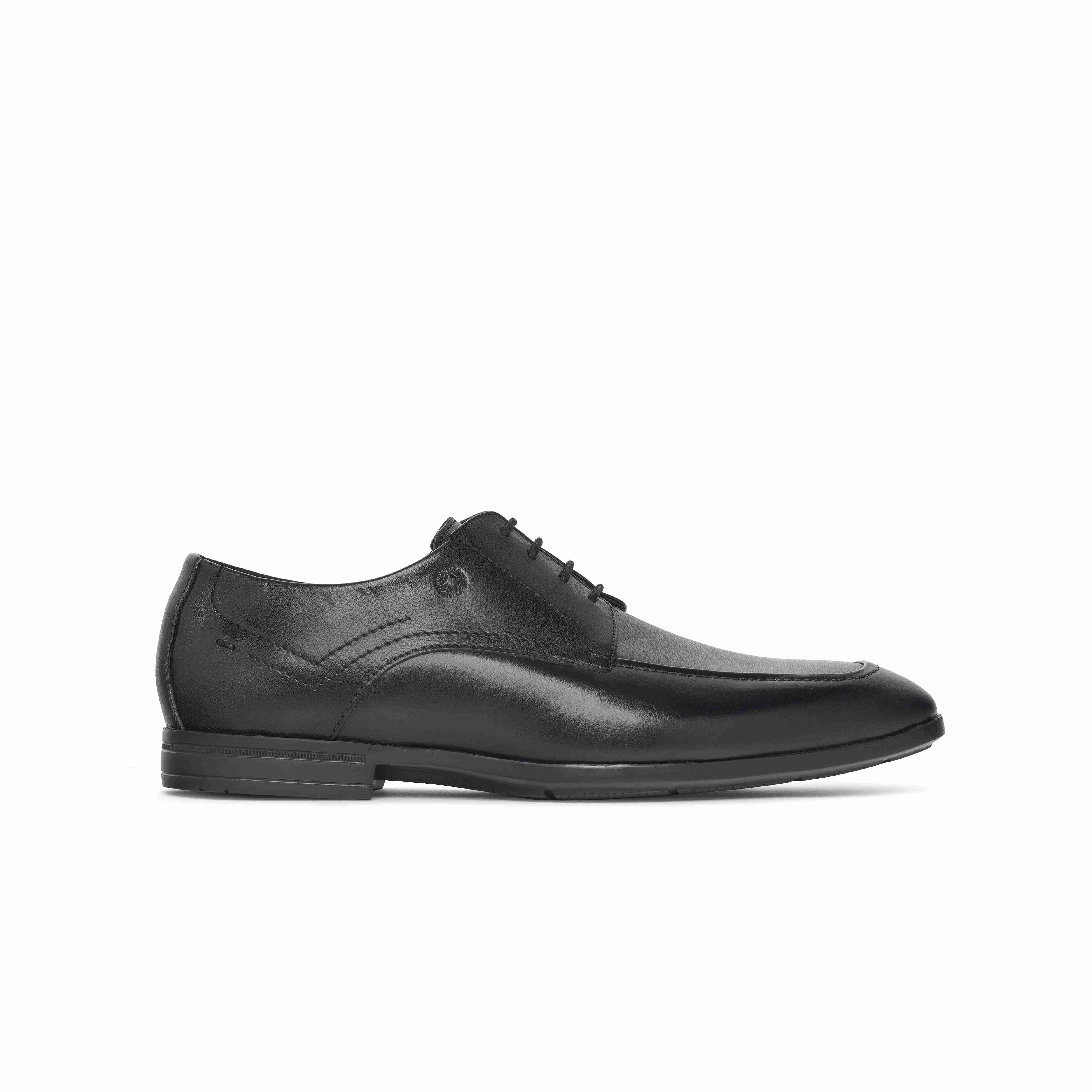 The Manchester Ruosh Men Black Formal Lace-Up