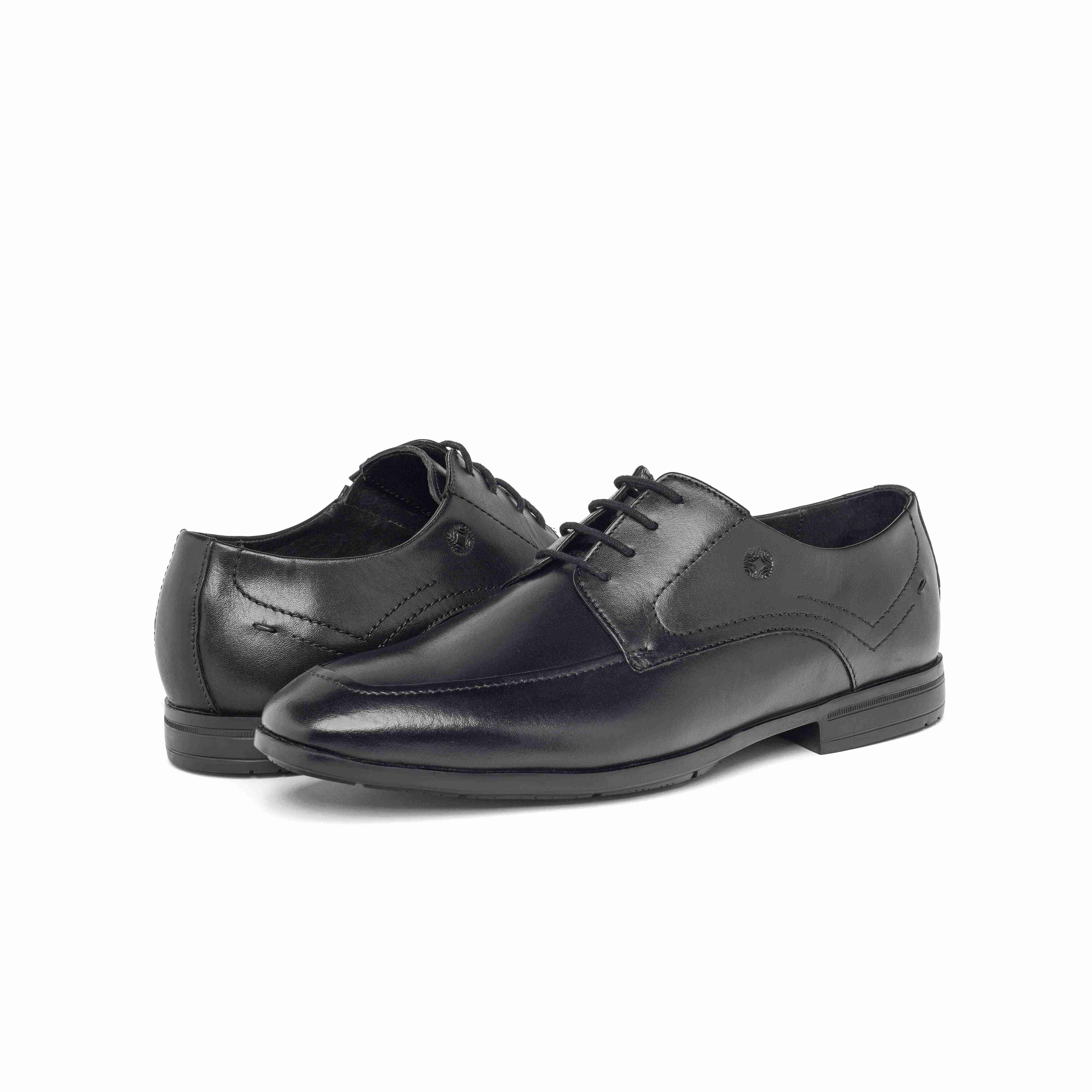 The Manchester Ruosh Men Black Formal Lace-Up