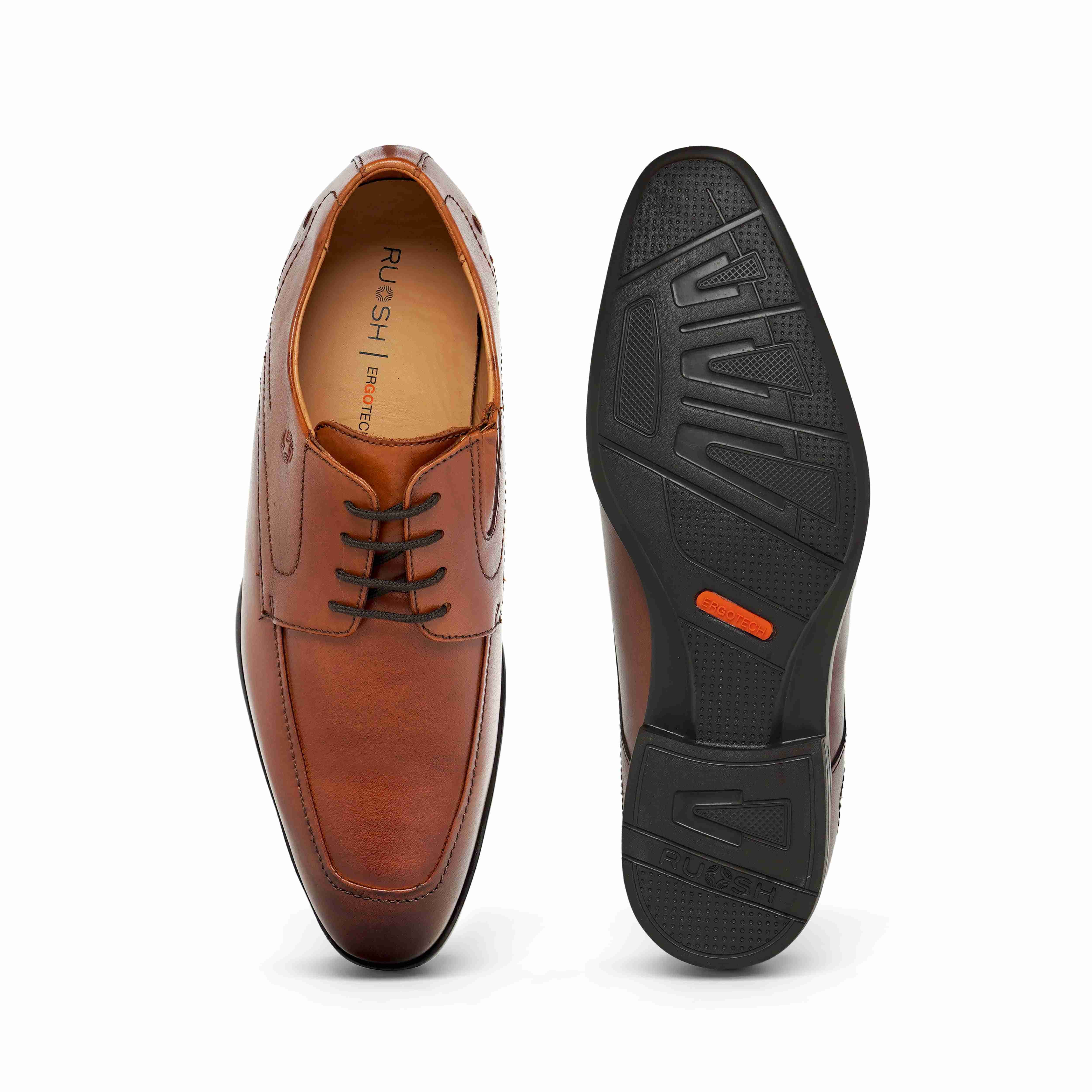The Manchester Ruosh Men Tan Formal Lace-Up