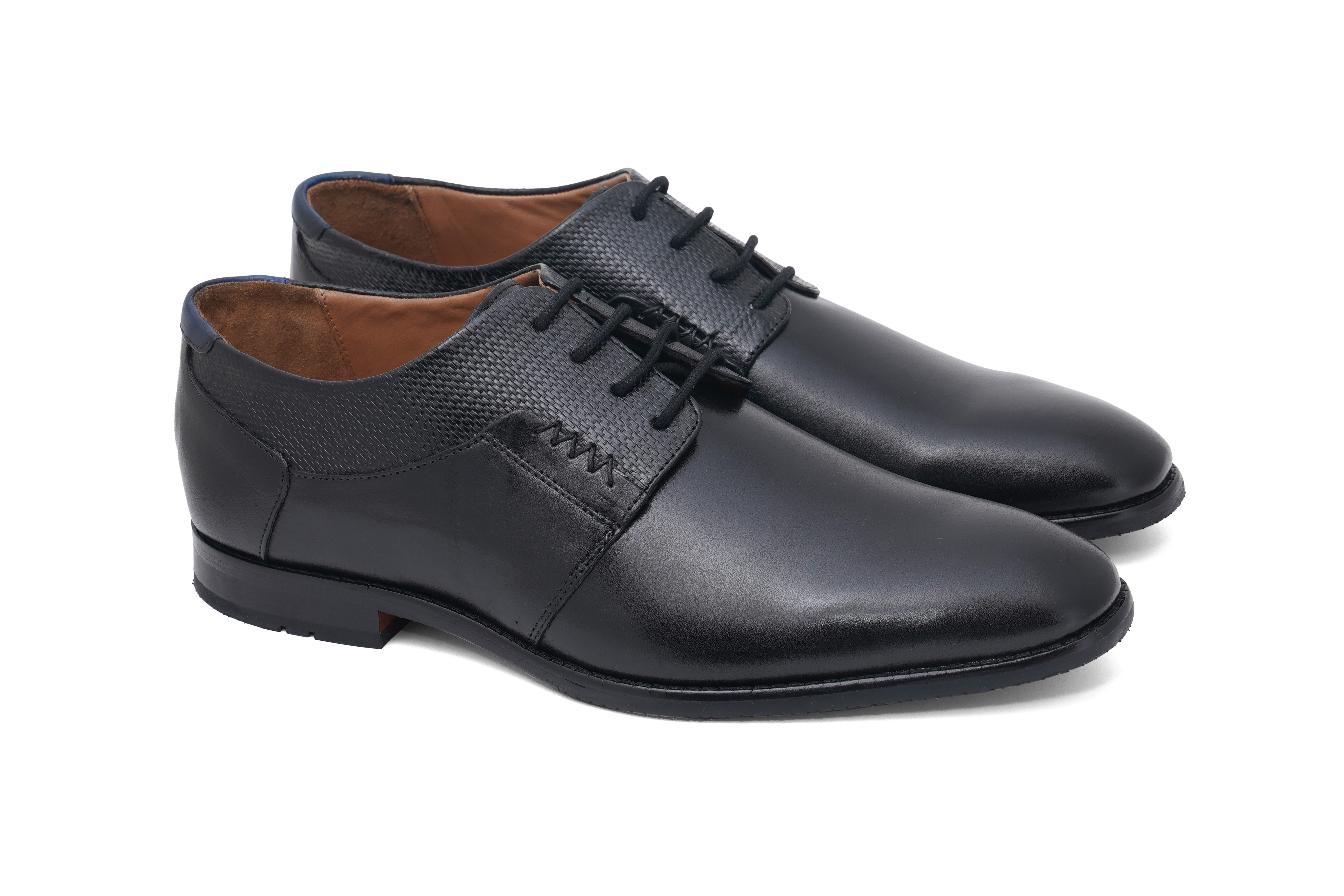 The Colombo Ruosh Men Black Formal Lace-Up
