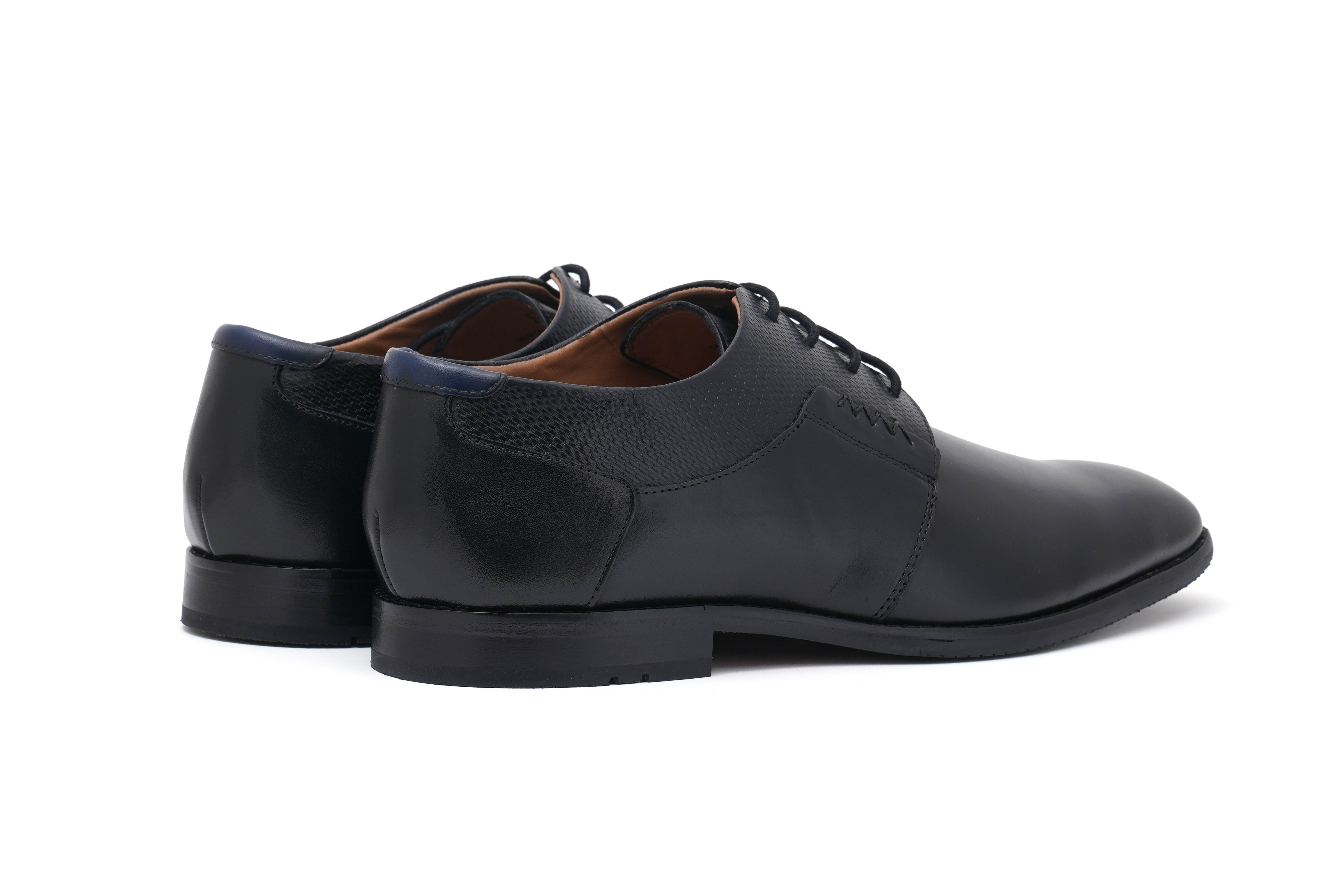 The Colombo Ruosh Men Black Formal Lace-Up