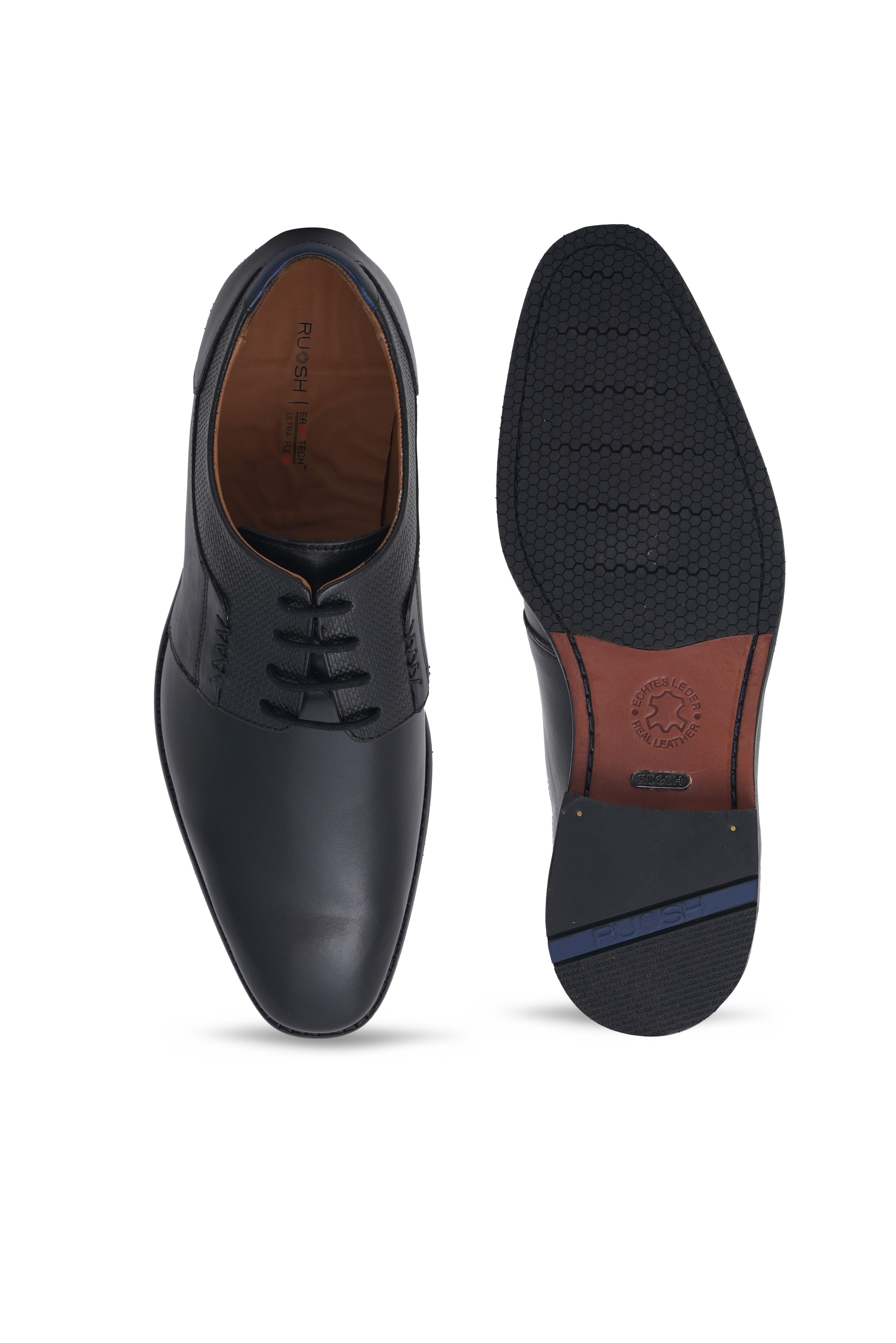 The Colombo Ruosh Men Black Formal Lace-Up
