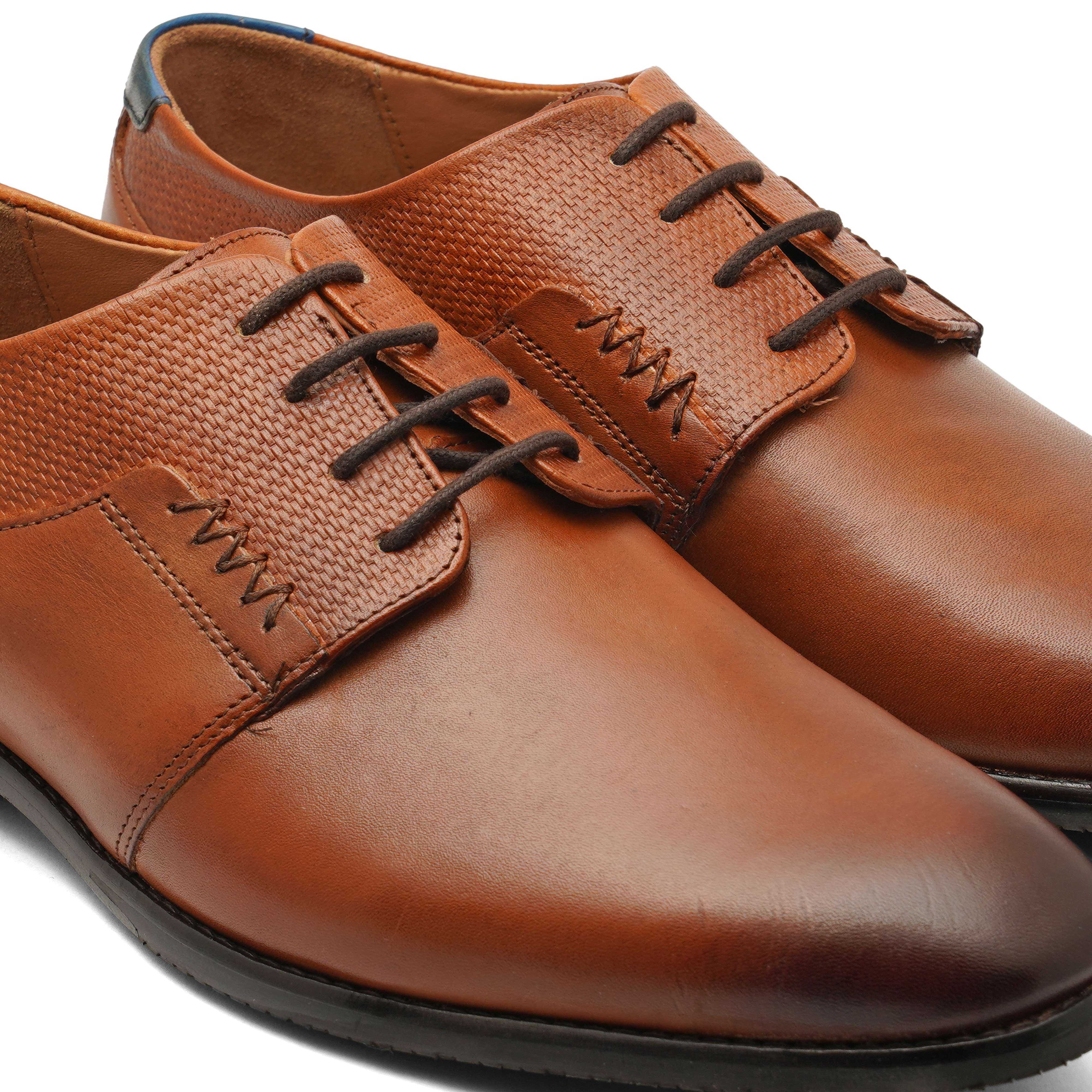 The Colombo Ruosh Men Tan Formal Lace-Up
