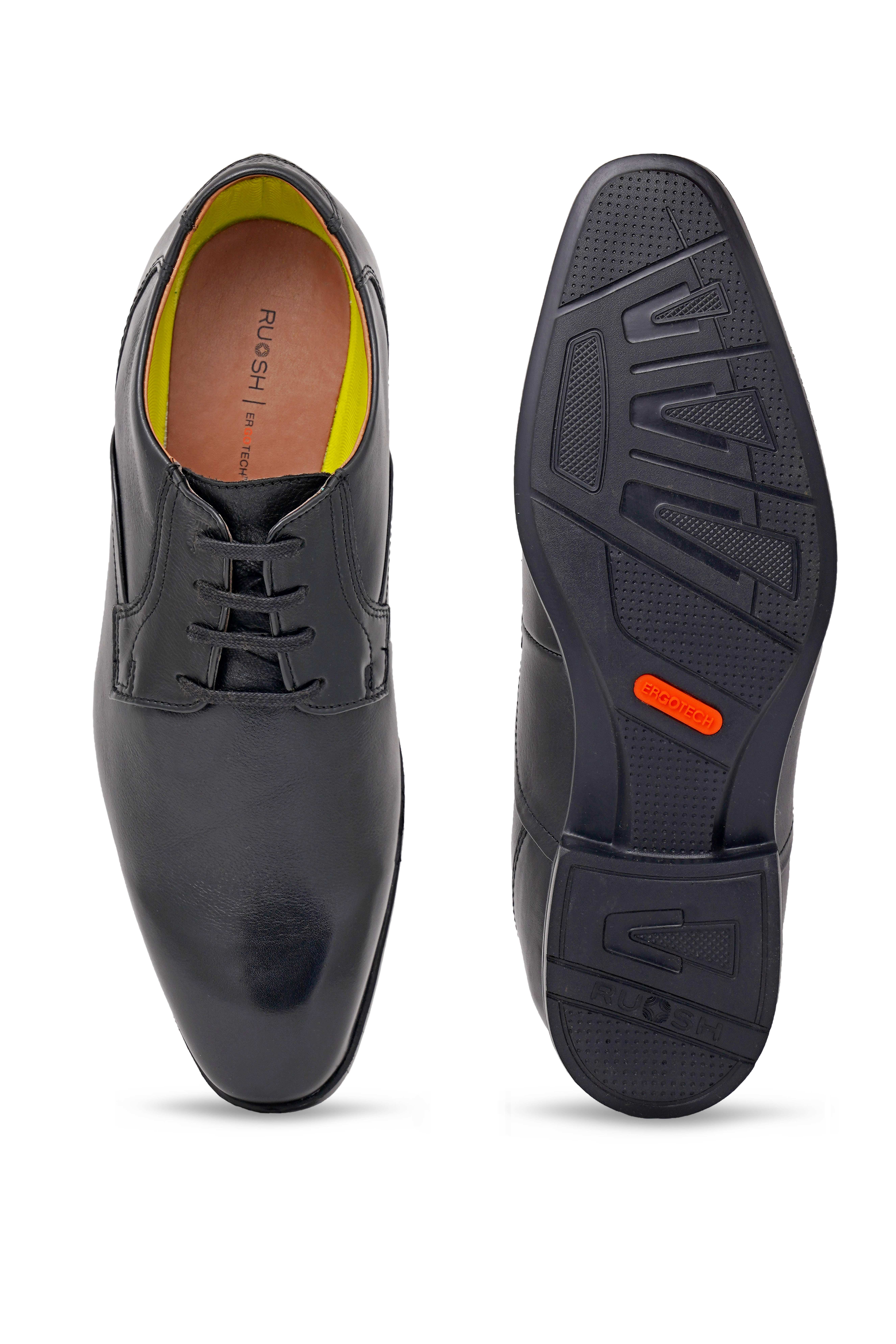 The Colombo Ruosh Men Black Formal Lace-Up
