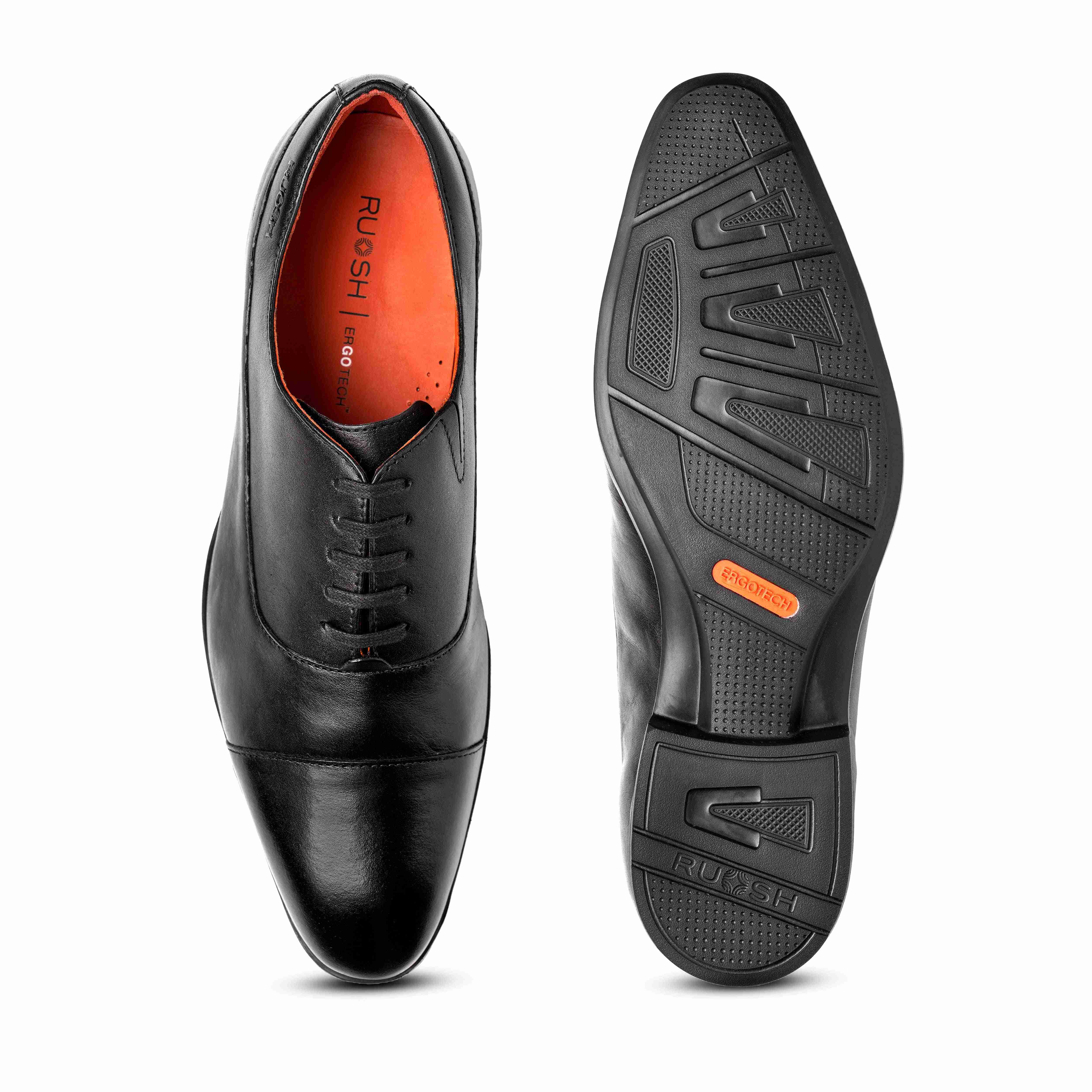The Aron Ruosh Men Black Formal Oxford