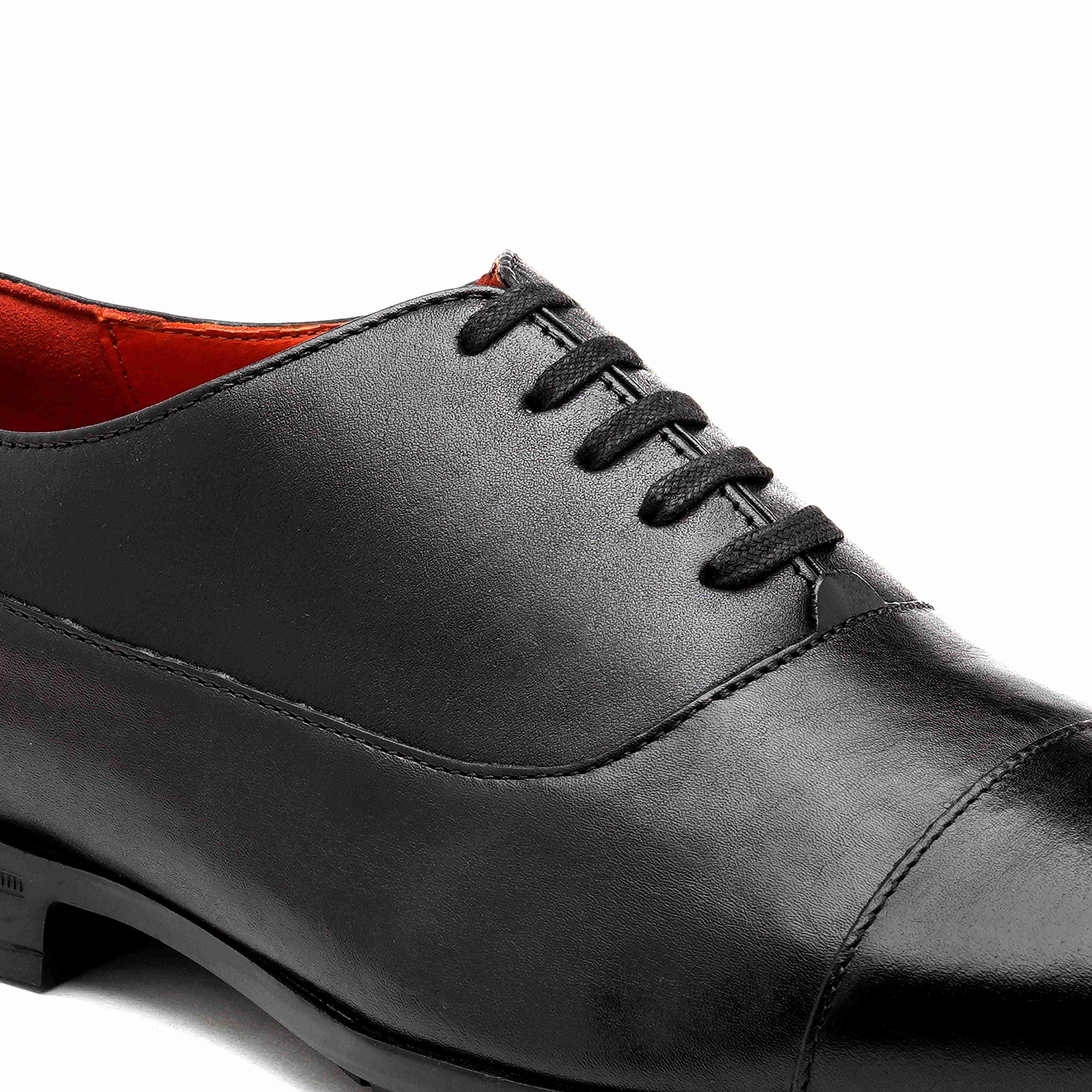 The Aron Ruosh Men Black Formal Oxford