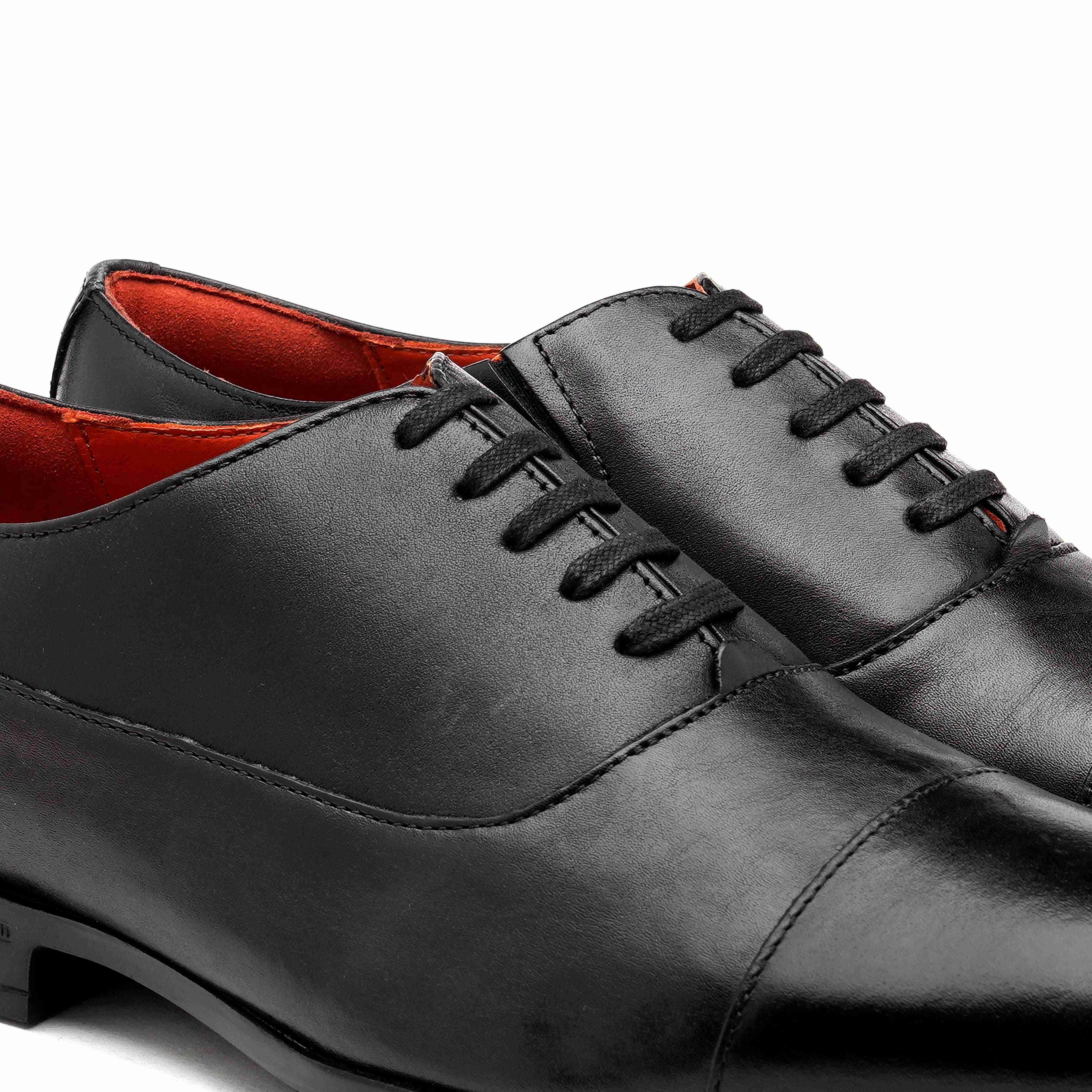 The Aron Ruosh Men Black Formal Oxford