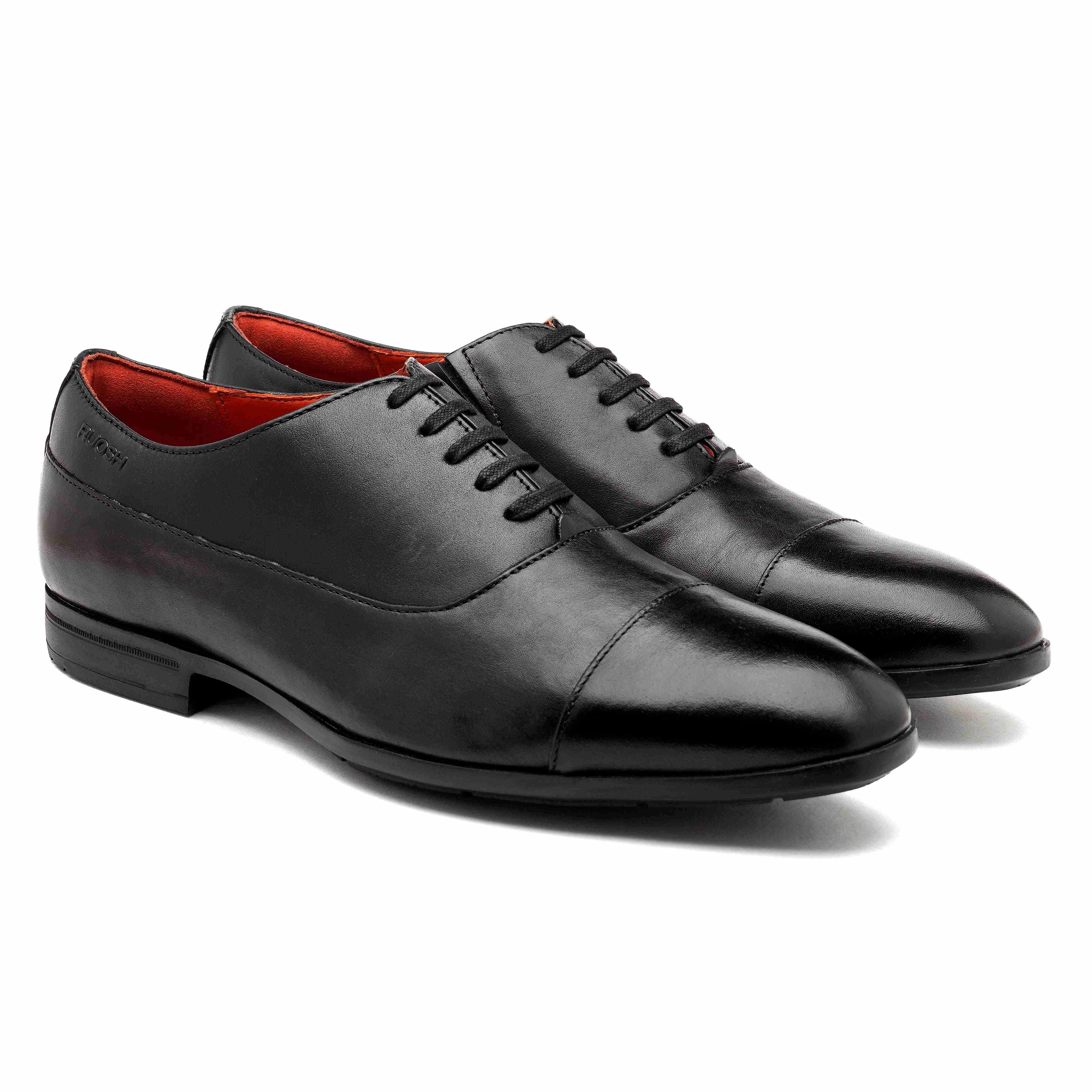 The Aron Ruosh Men Black Formal Oxford