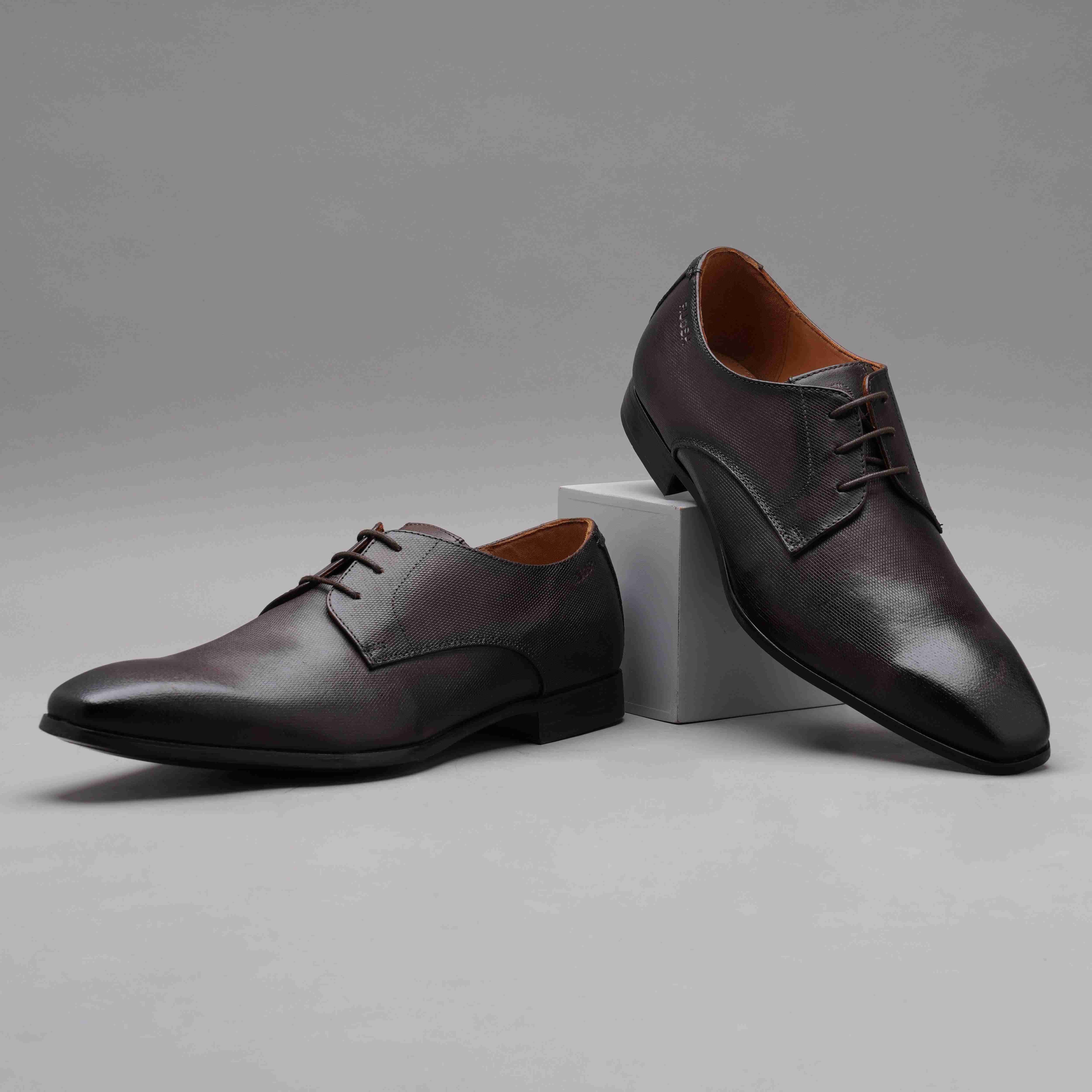 The King Ruosh Men Brown Formal Lace-Up