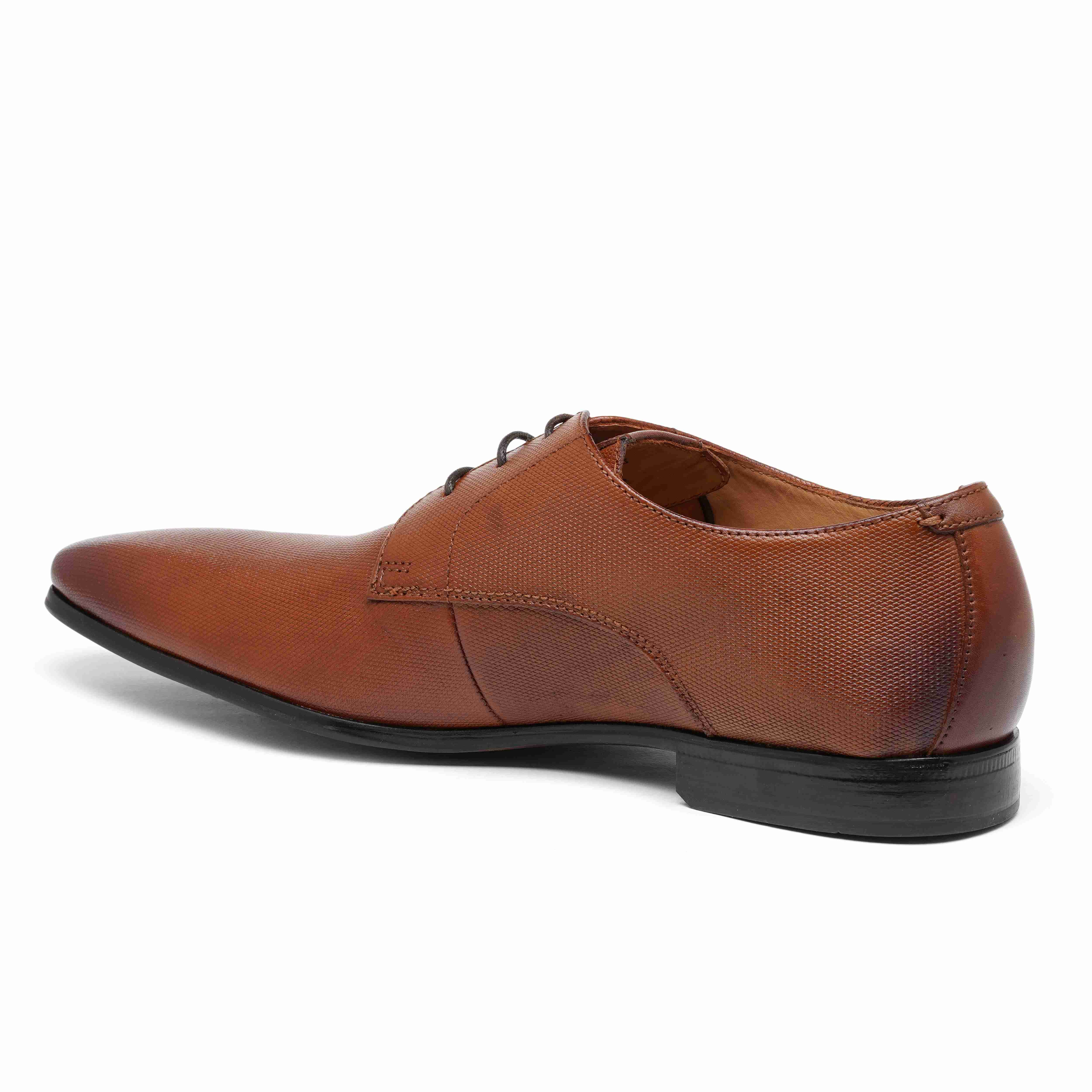 The King Ruosh Men Tan Formal Lace-Up