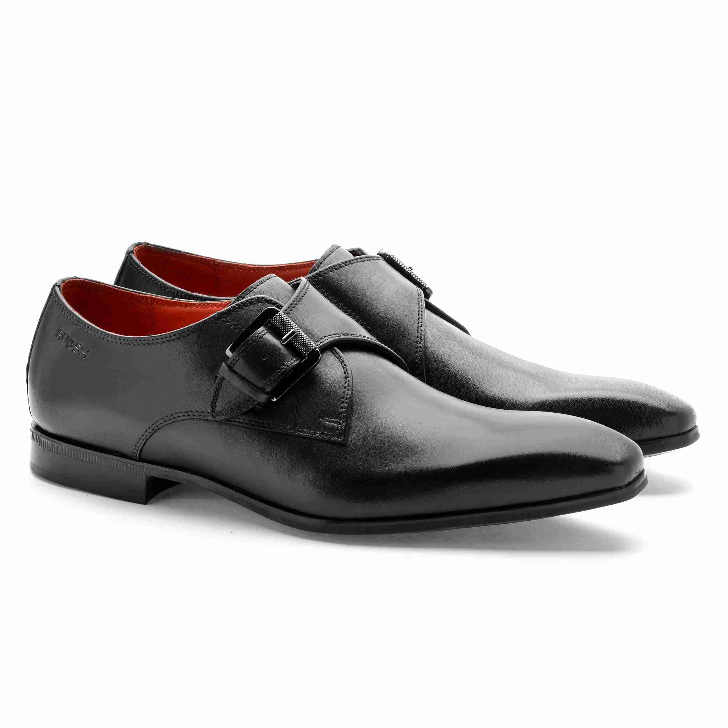 The Dalrey Ruosh Men Black Formal Single Monk