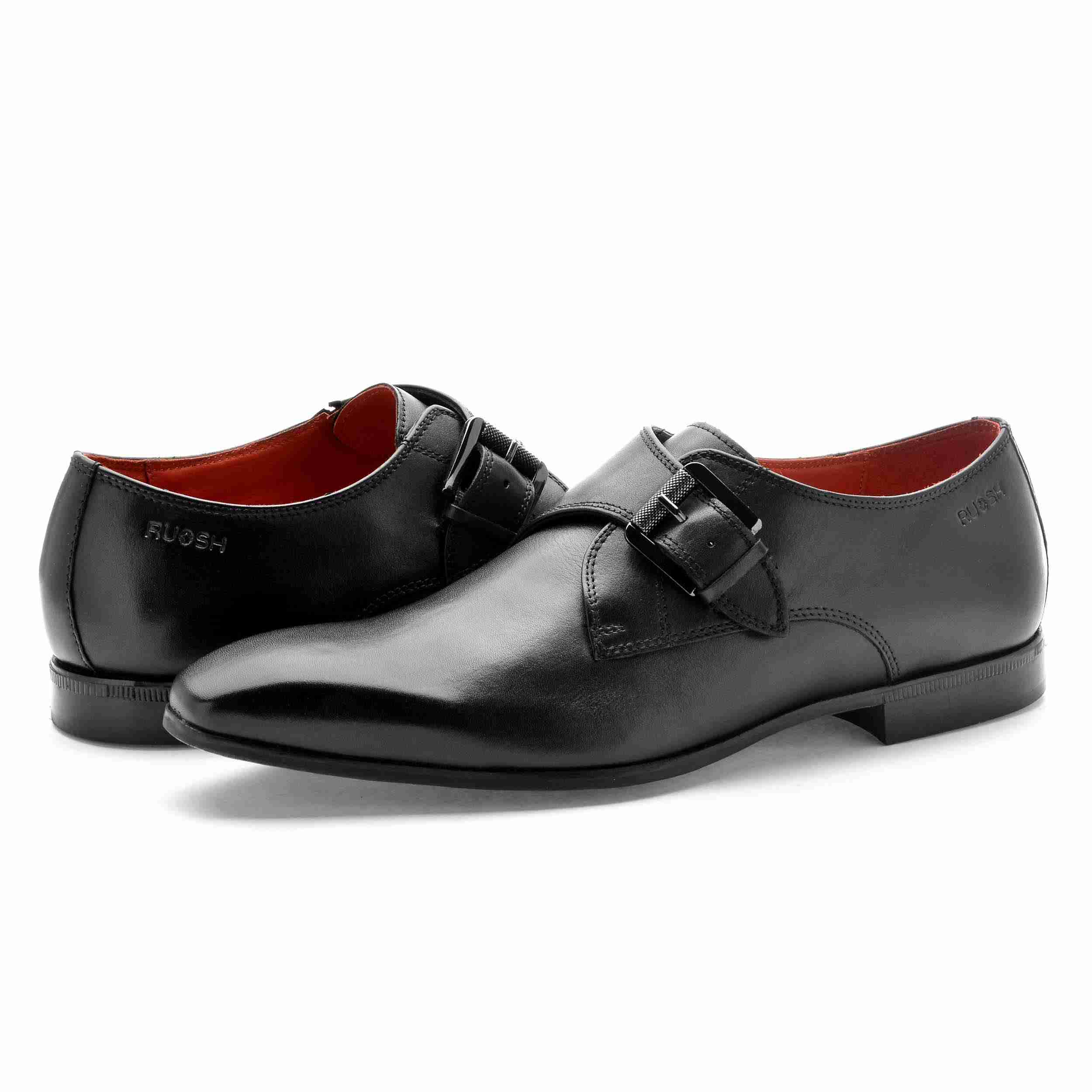 The Dalrey Ruosh Men Black Formal Single Monk