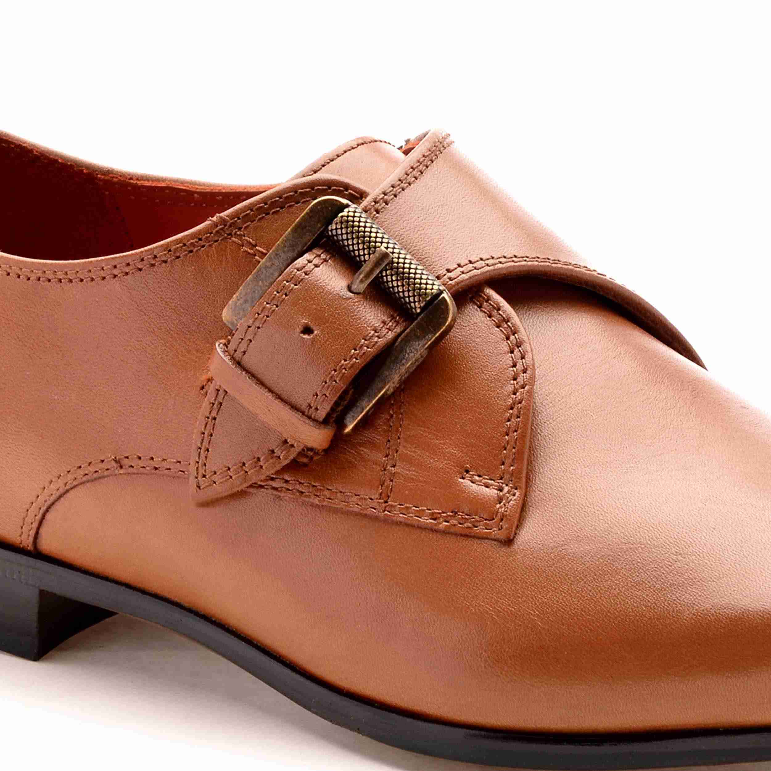 The Dalrey Ruosh Men Tan Formal Single Monk