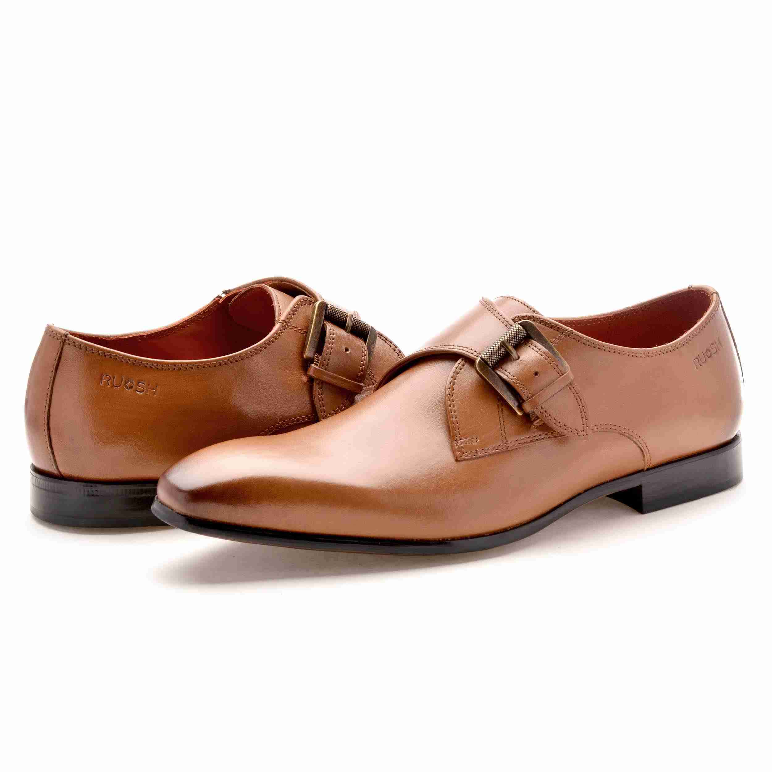 The Dalrey Ruosh Men Tan Formal Single Monk