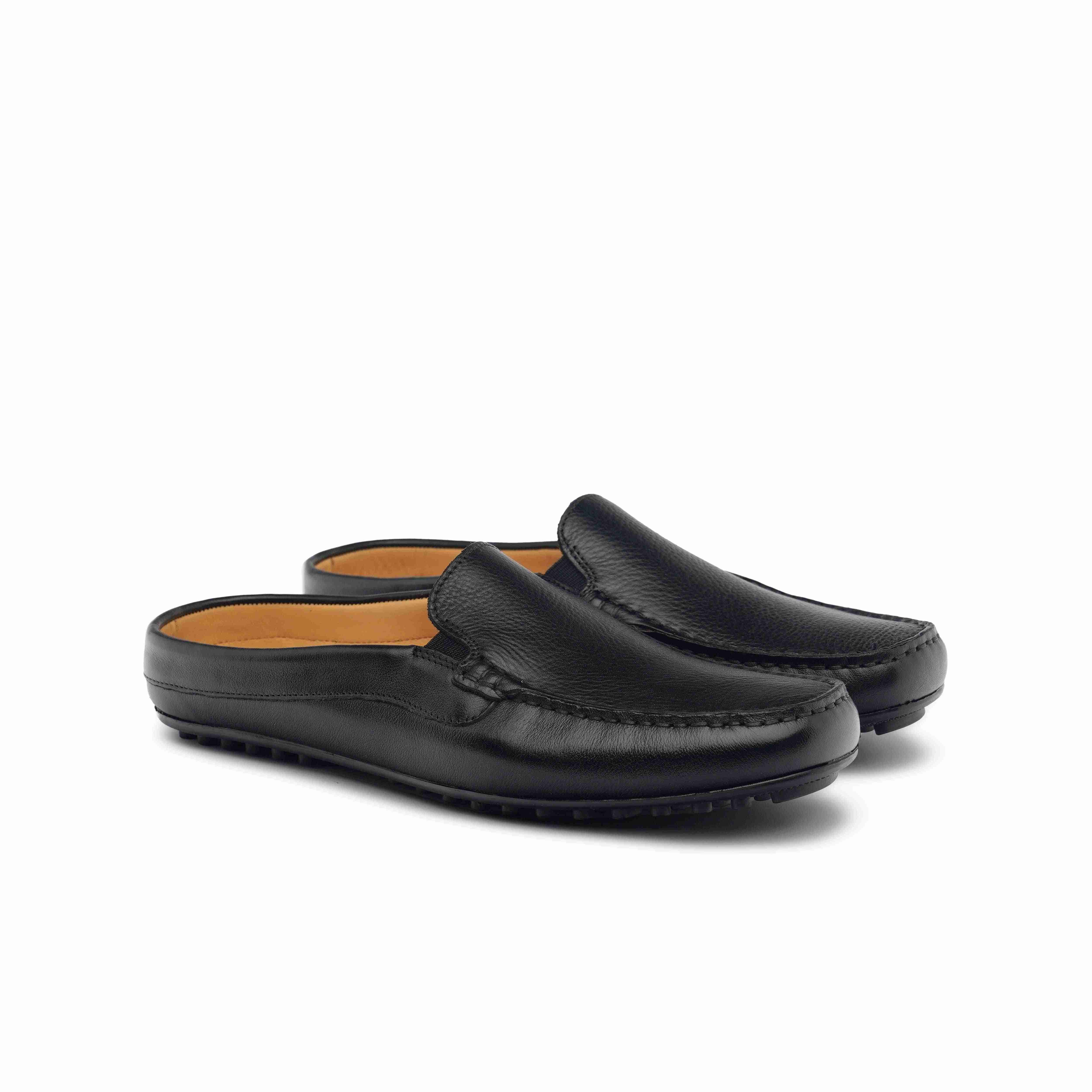 The Seti Ruosh Men Black Casual Mule