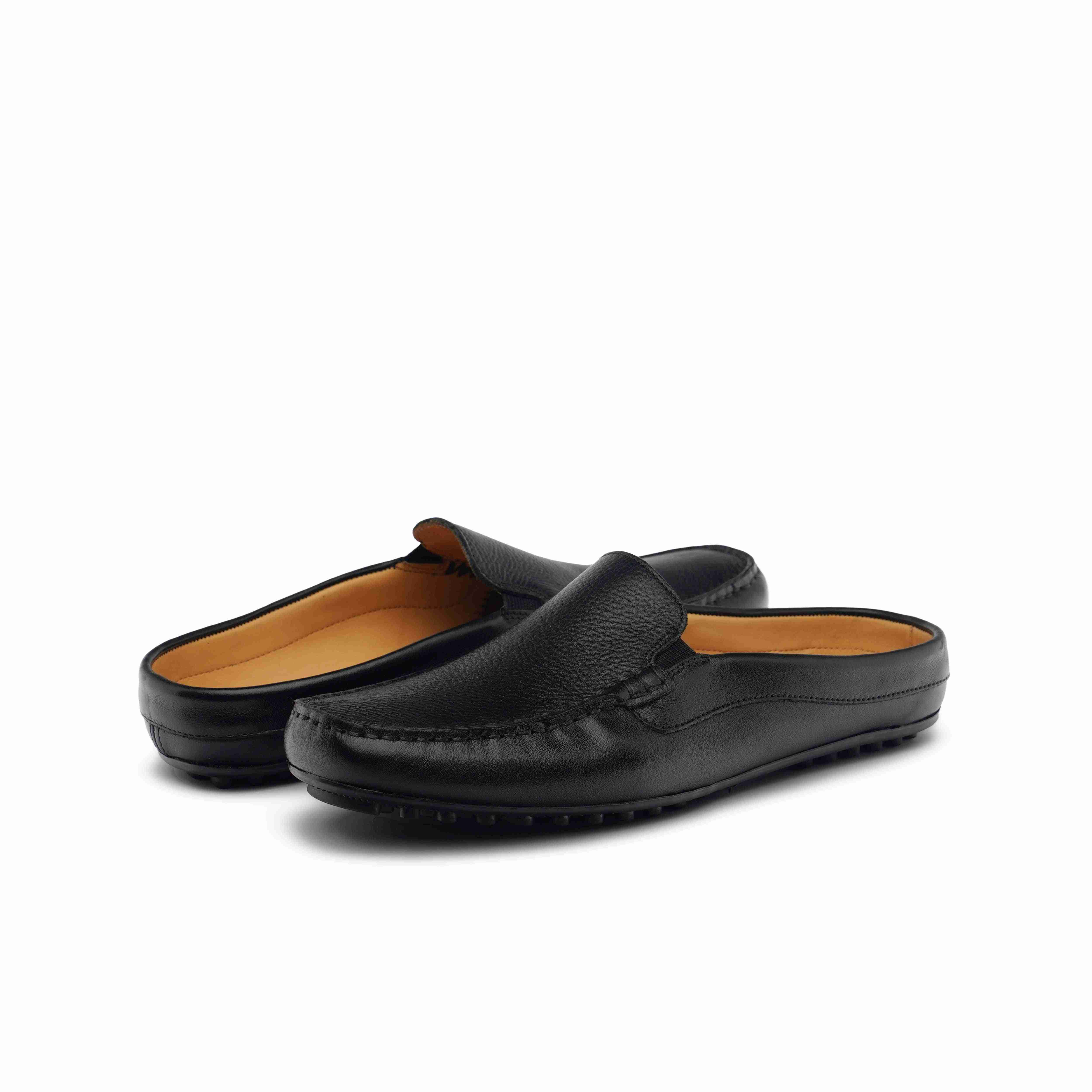 The Seti Ruosh Men Black Casual Mule