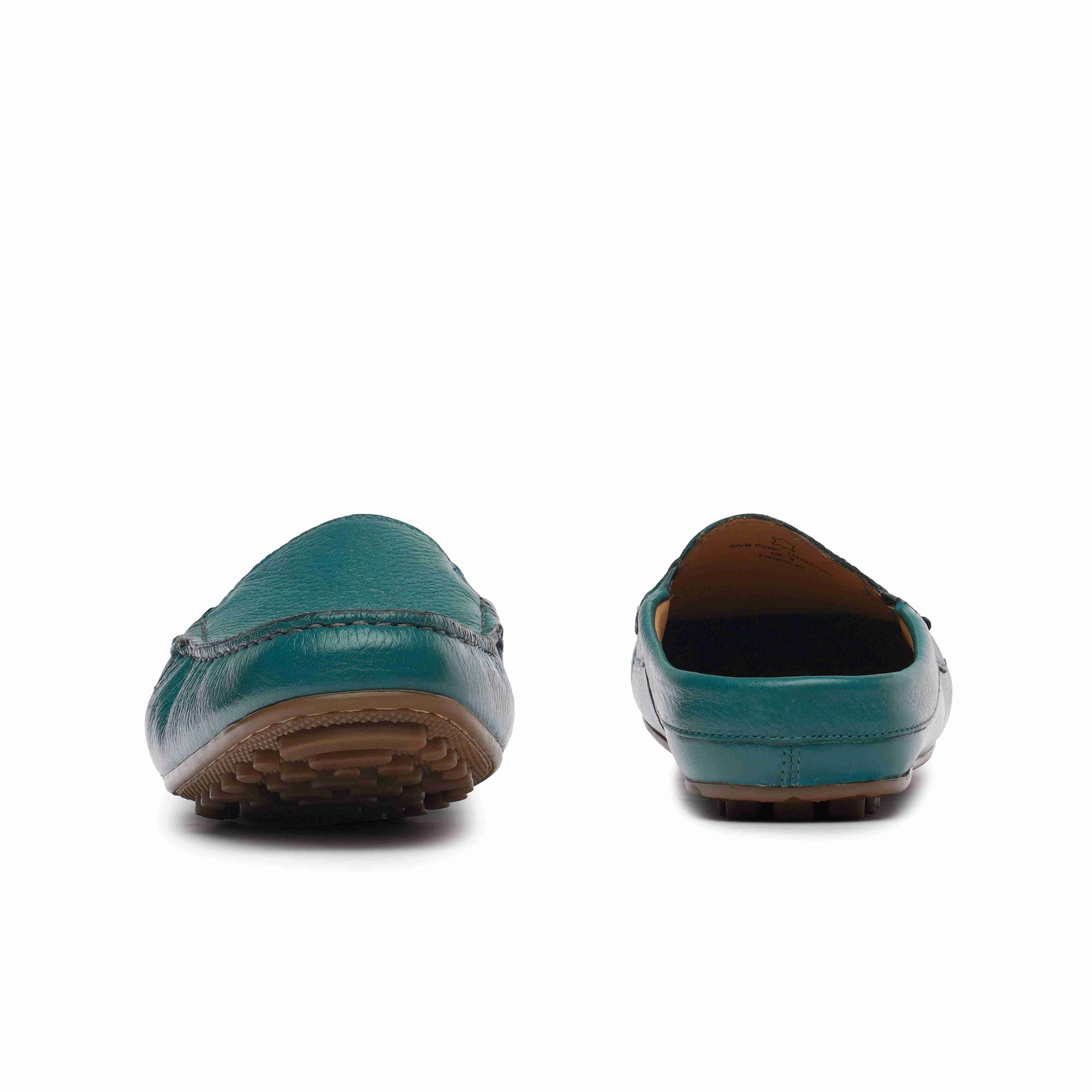 The Seti Ruosh Men Turquoise Soft Leather Mule